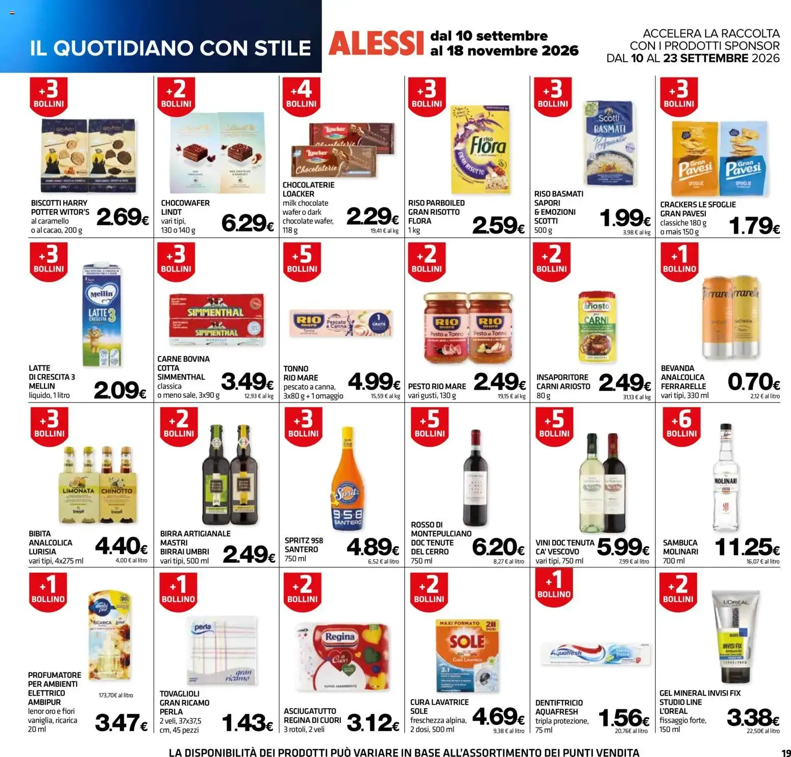 Superconti volantino dal 10/09/2026 - online Offerte da 10 settembre a 23 settembre di 2026 - Pagina del volantino 19
