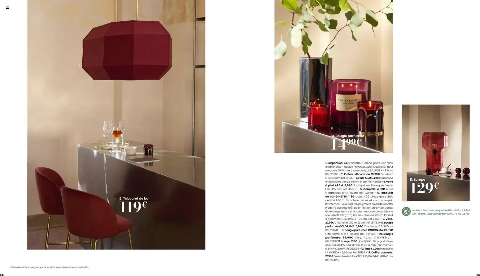 Maisons du Monde - Itinéraire Estival Collection Printemps - Été 2026 du 16 février au 1 septembre 2026 - Catalogue page 28