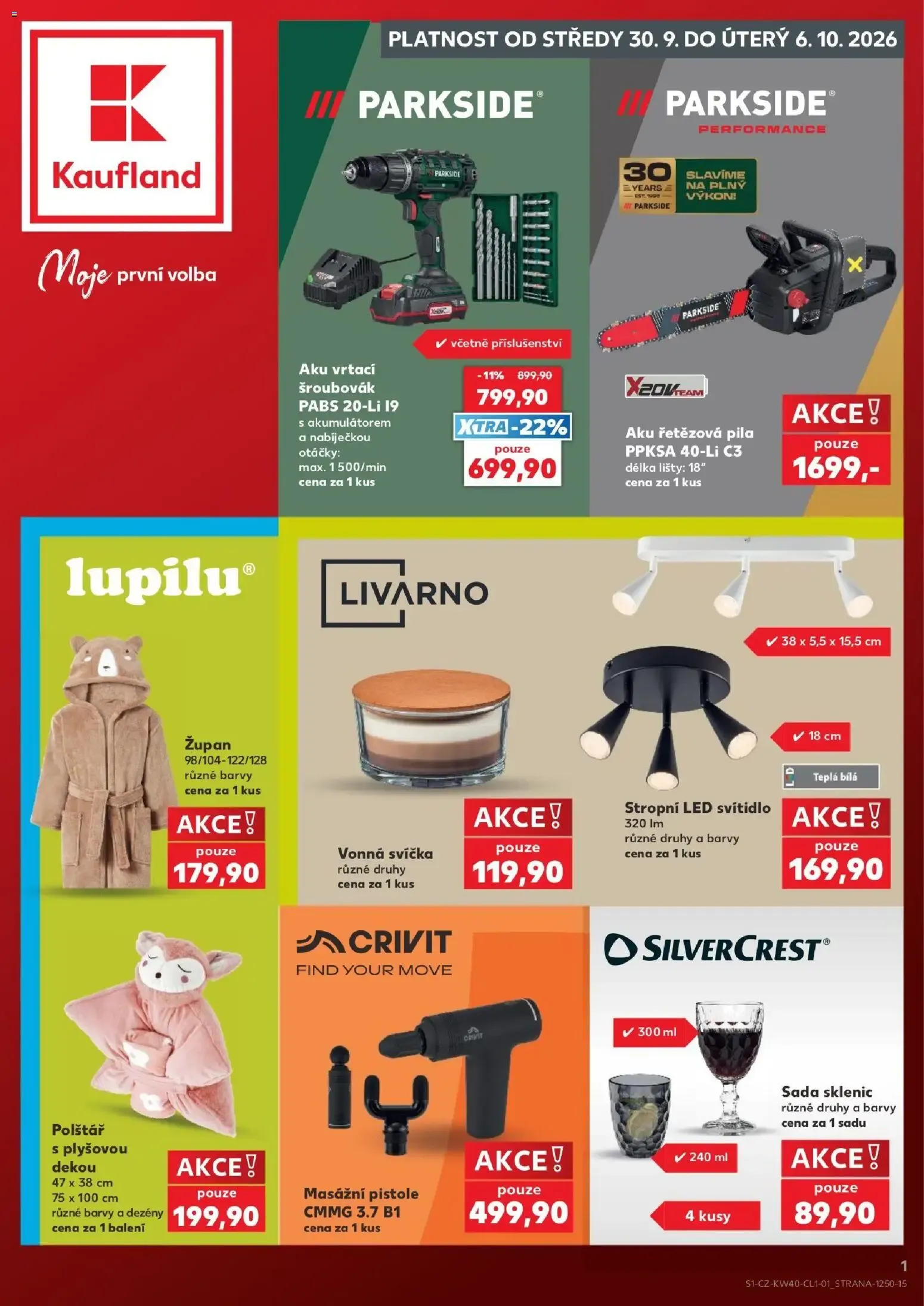 Kaufland - 30. září 6. října 2026 - Page 1