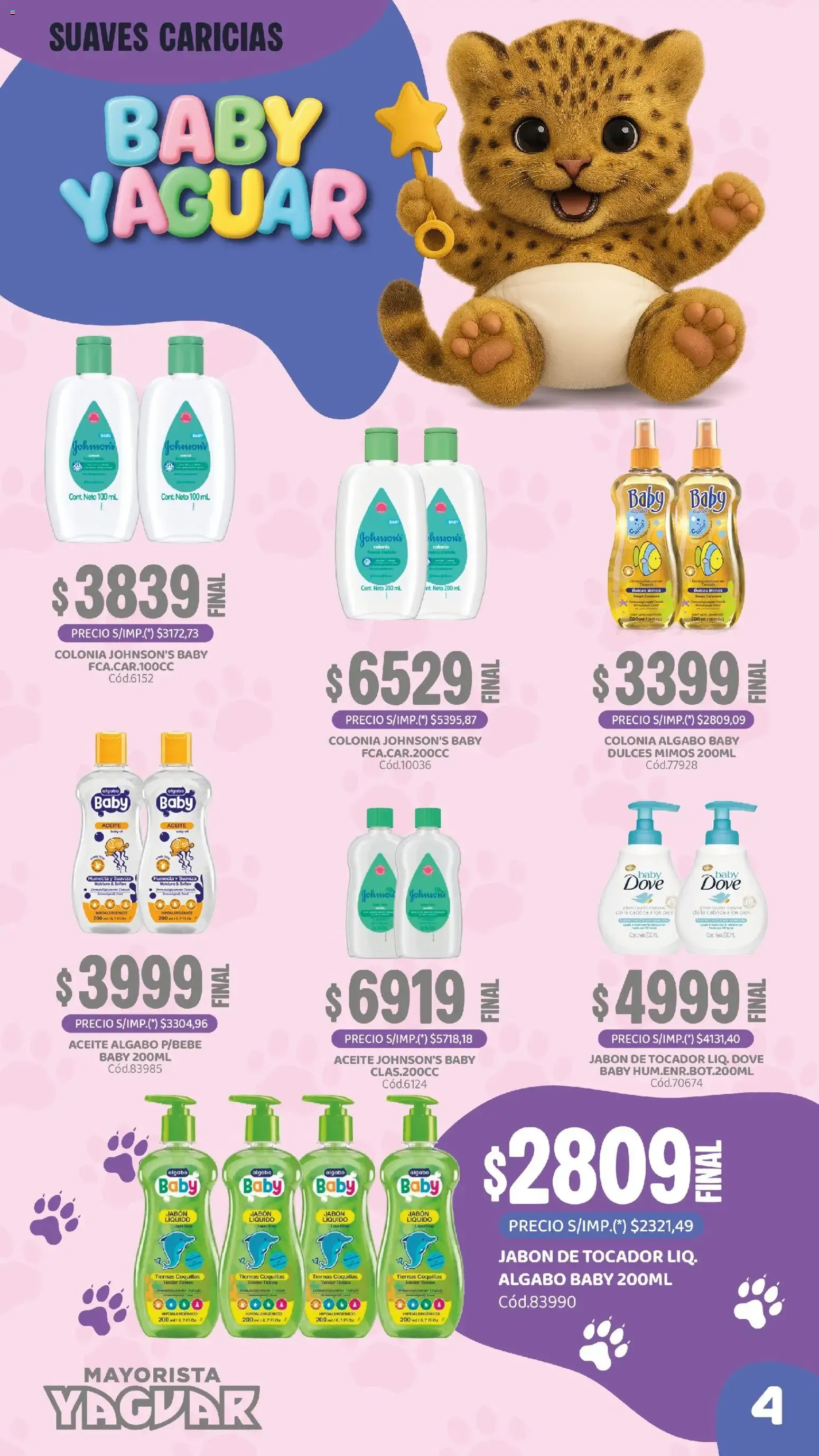 Ofertas de Yaguar - Todo Para Tu Bebe del 21/09/2026 - 04/10/2026 21 de septiembre al 4 de octubre 2026 - Página 4 del catálogo
