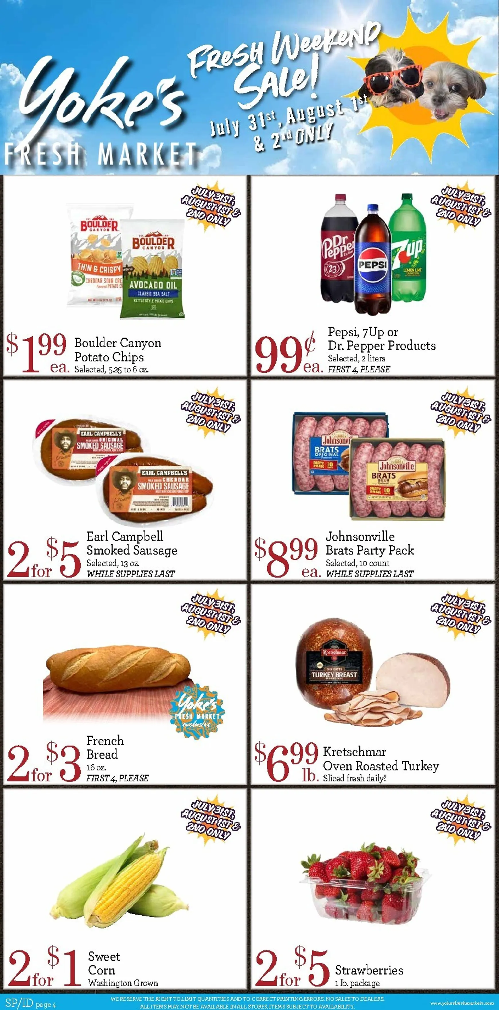 Weekly ad Current Yoke's leaflet valid from Wednesday 07/29/2026 to Tuesday 08/04/2026 from July 29 to August 4 2026 - Page 4