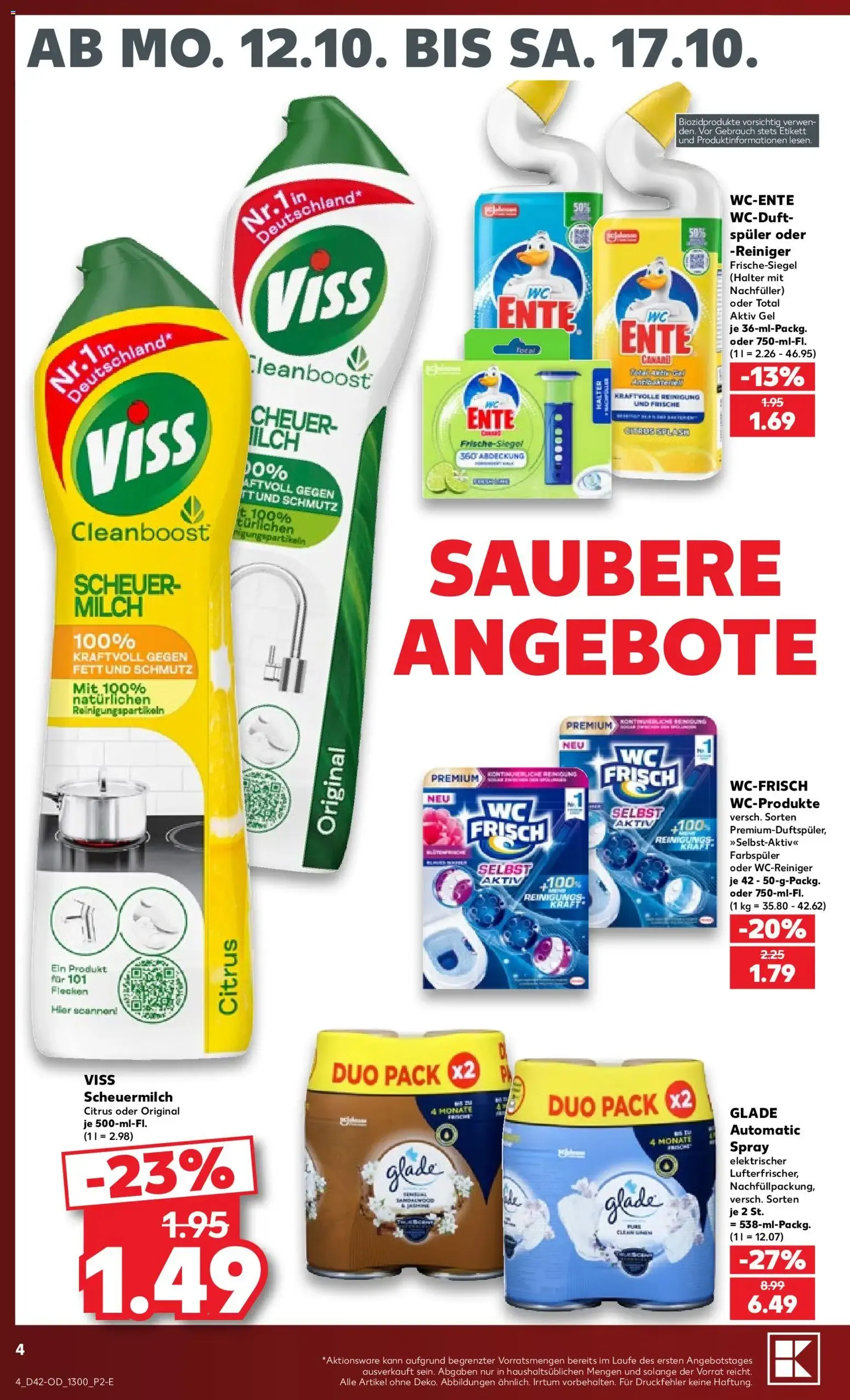 Kaufland Deutschlands Größte Drogerie-Abteilung van 12 oktober tot 17 oktober 2026 - Folder pagina 4
