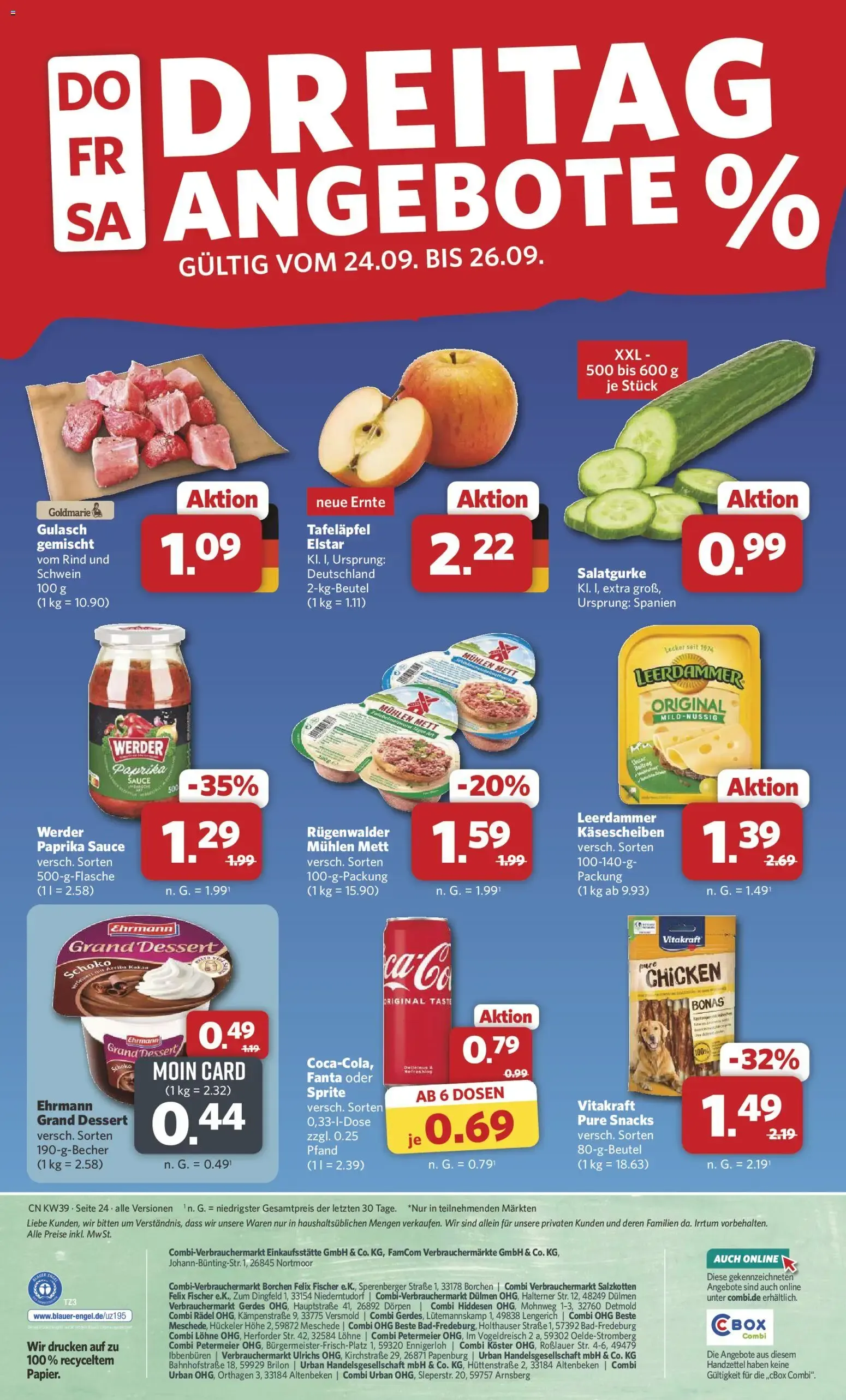 Combi Prospekt (ab 21.09.2026) zum Blättern von 21. September bis 26. September 2026 - Prospekt seite 26