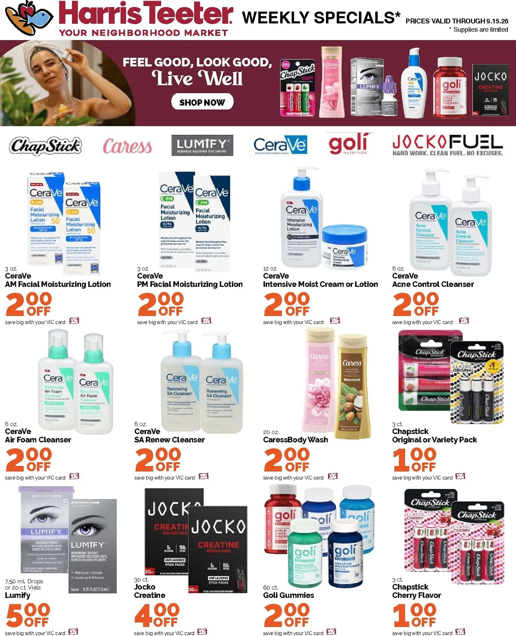 Weekly ad Current Harris Teeter leaflet valid from Wednesday 09/09/2026 to Tuesday 09/15/2026 from September 9 to September 15 2026 - Page 12