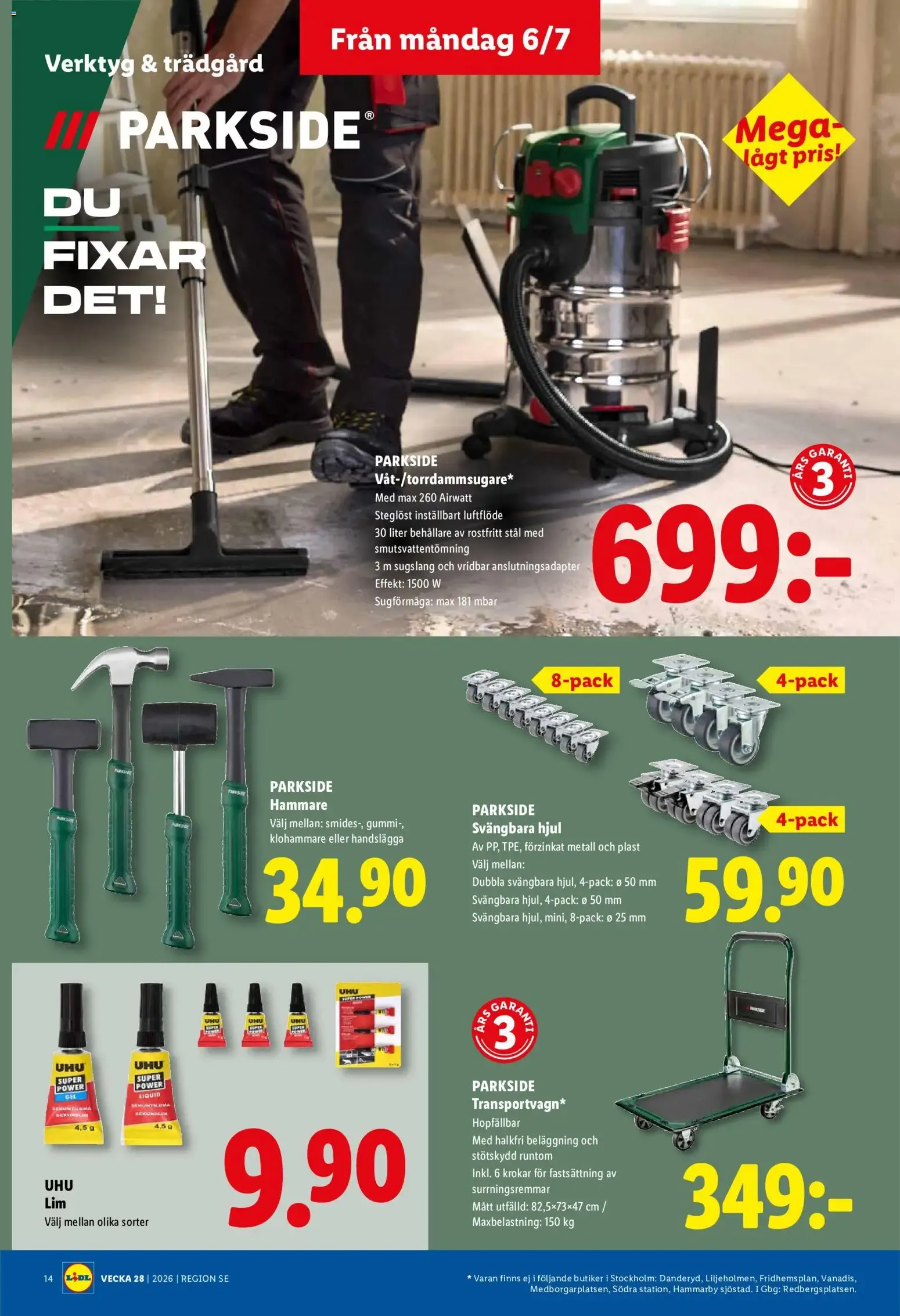 Lidl erbjudanden från 06/07/2026 - 12/07/2026 > Reklamblad nuvarande rabatter från 6 juli till 12 juli 2026 - Reklamblad sidor 16