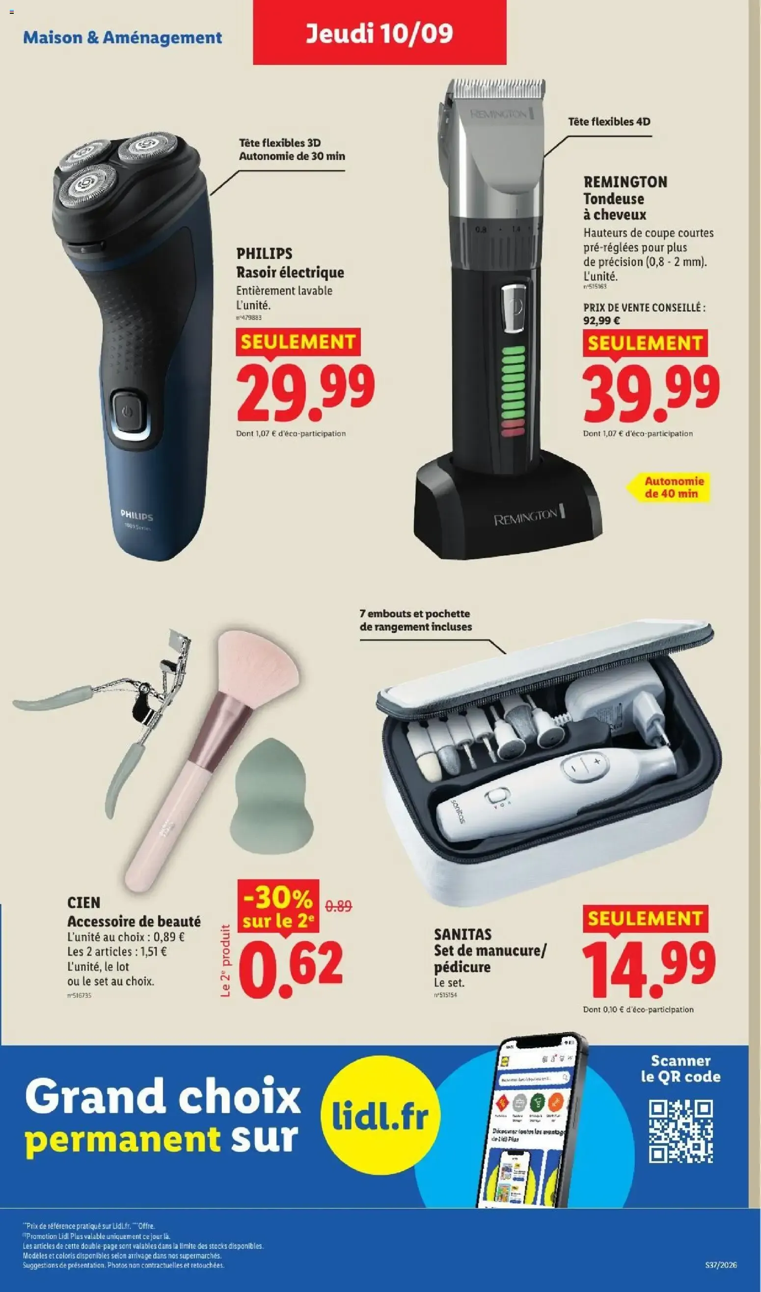 Catalogue LIDL du 10/09/2026 | Promo prospectus en ligne du 10 septembre au 16 septembre 2026 - Catalogue page 29