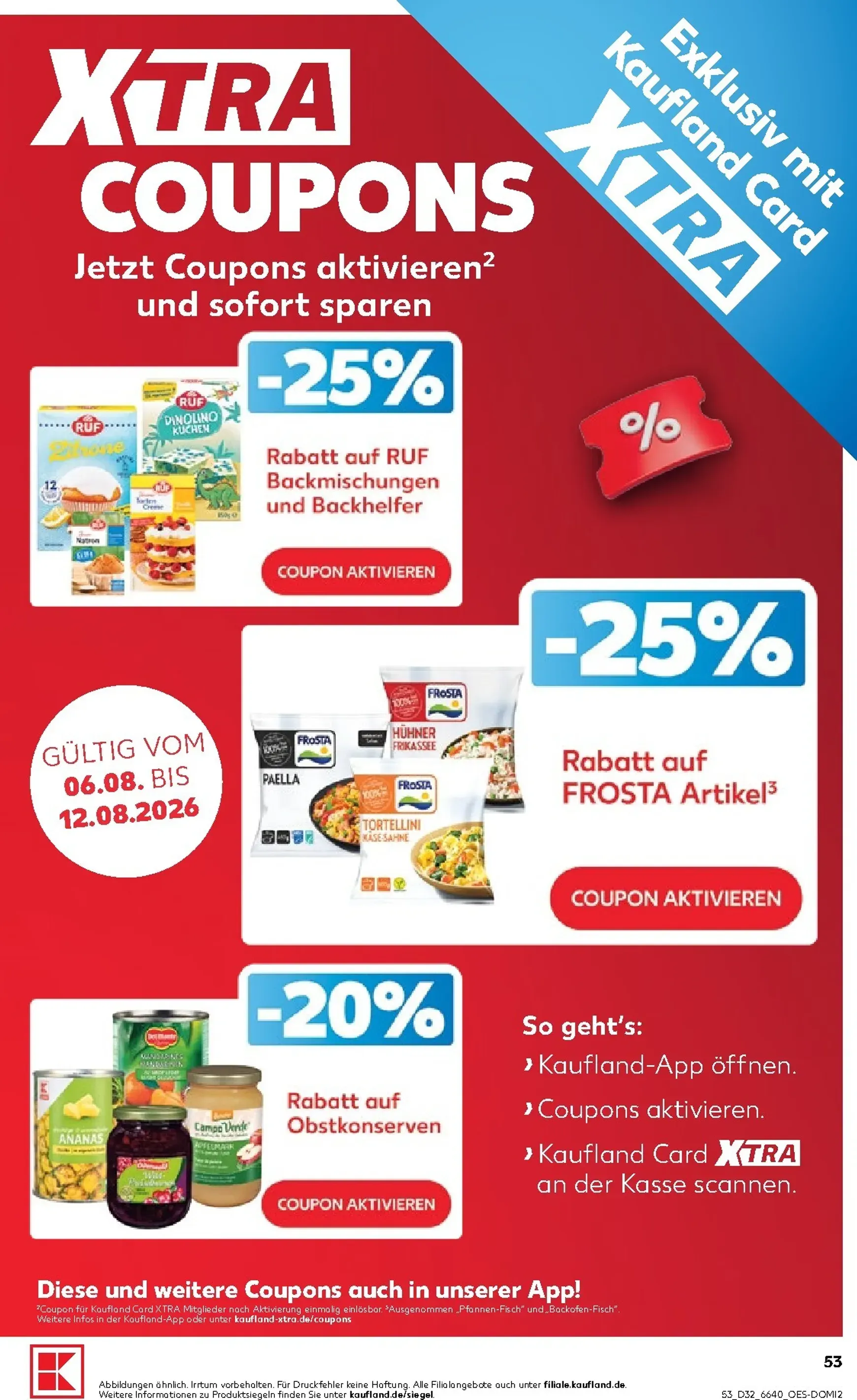 Kaufland Prospekt nächste Woche – von Donnerstag 06.08.2026 bis Mittwoch 12.08.2026 von 6. August bis 12. August 2026 - Prospekt seite 54