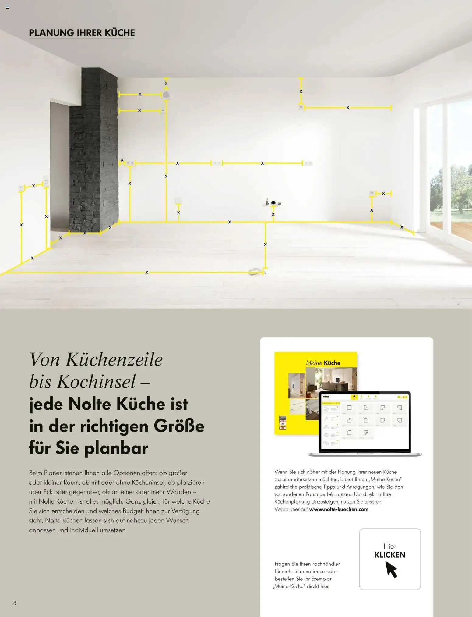 Nolte Küchen-Journal von 1. Januar bis 31. Dezember 2026 - Prospekt seite 8