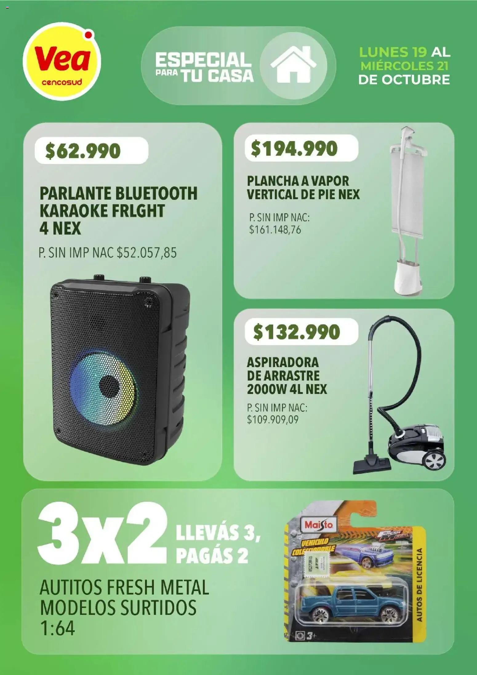 Ofertas de Vea - Especial para tu casa del 19/10/2026 - 21/10/2026 19 de octubre al 21 de octubre 2026 - Página 3 del catálogo