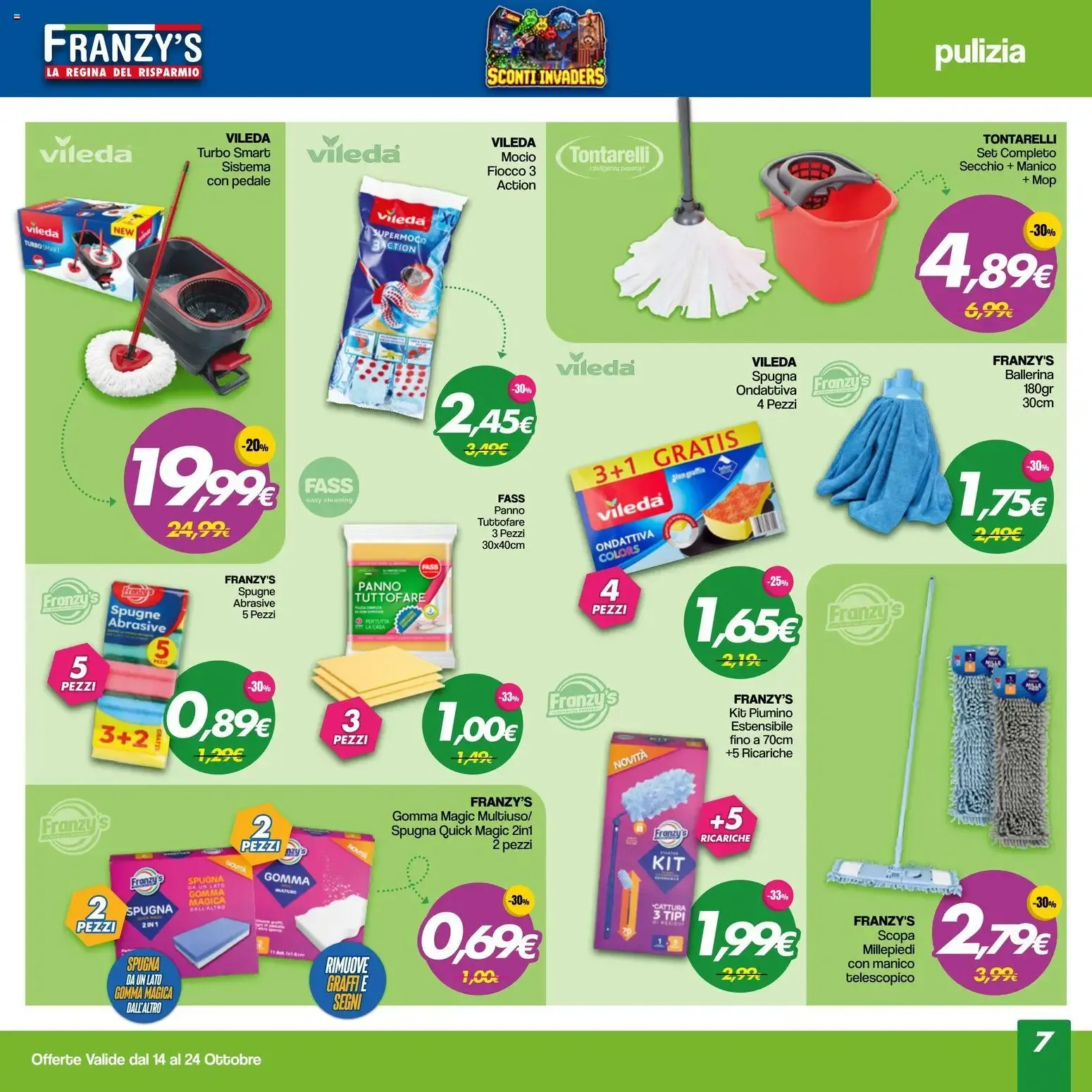 FRANZY'S LA REGINA DEL RISPARMIO da 14 ottobre a 24 ottobre di 2026 - Pagina del volantino 7