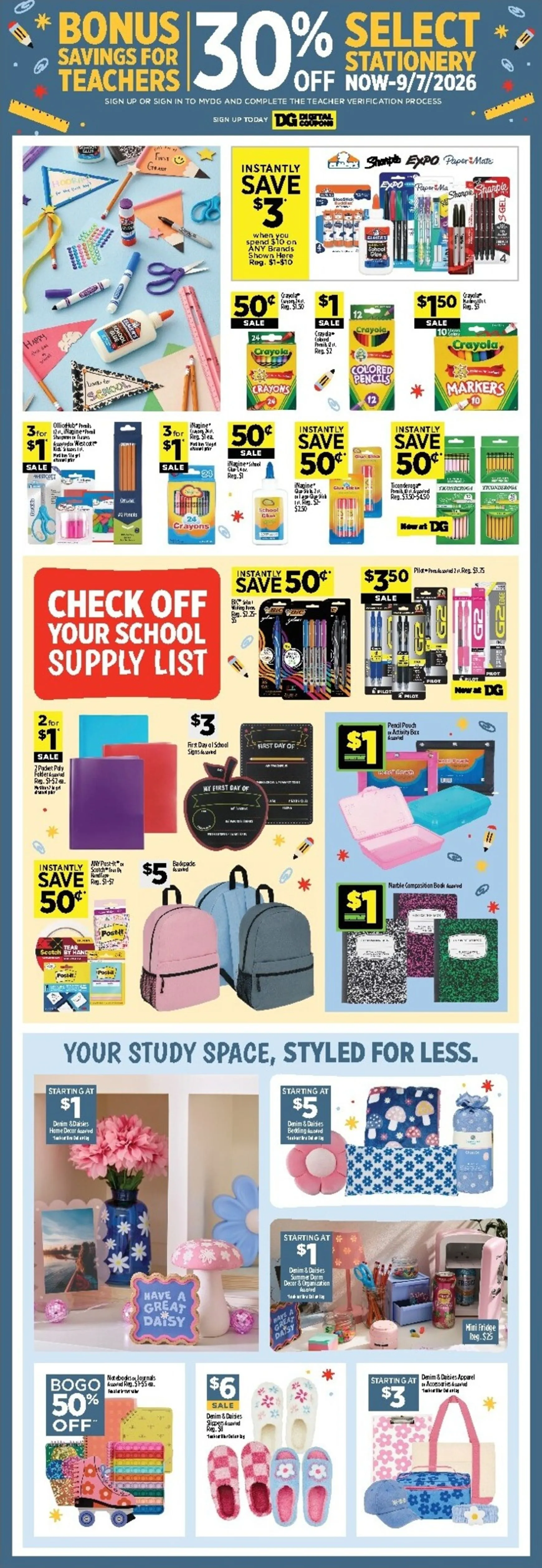 Weekly promotion DOLLAR GENERAL spanning from August 2 to August 8 2026 - Page 9 for Catalogue 365