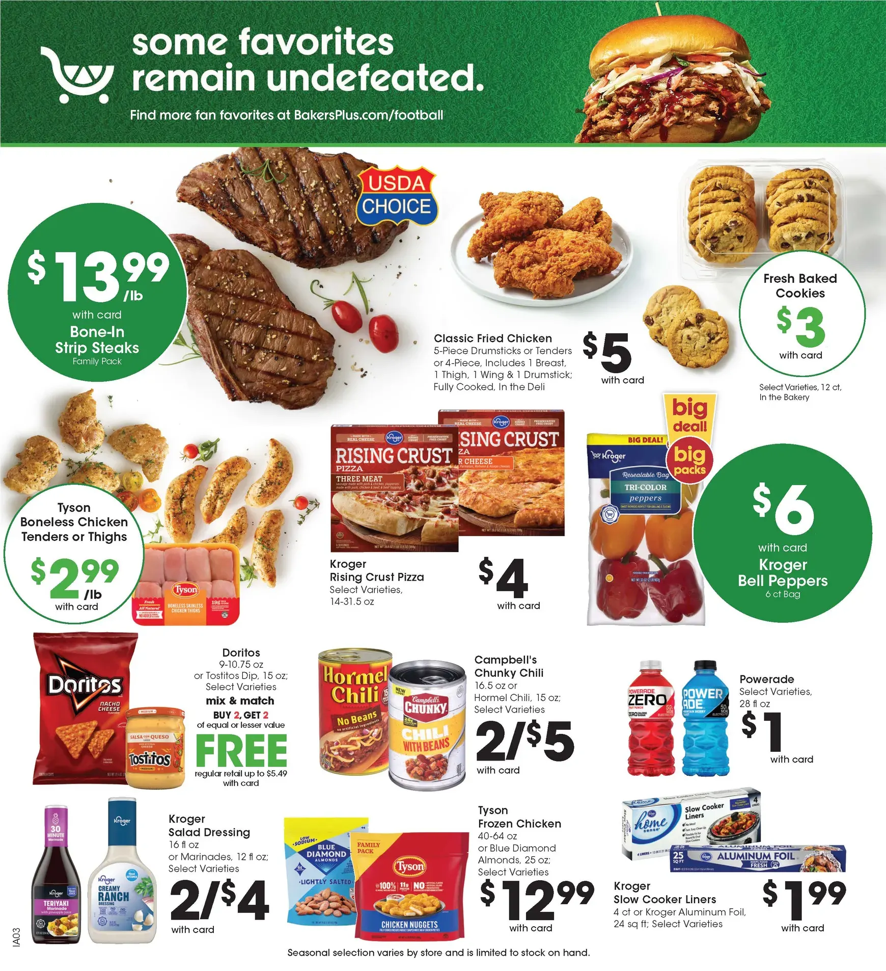 Weekly ad Current Baker's leaflet valid from Wednesday 10/28/2026 to Tuesday 11/03/2026 from October 28 to November 3 2026 - Page 13