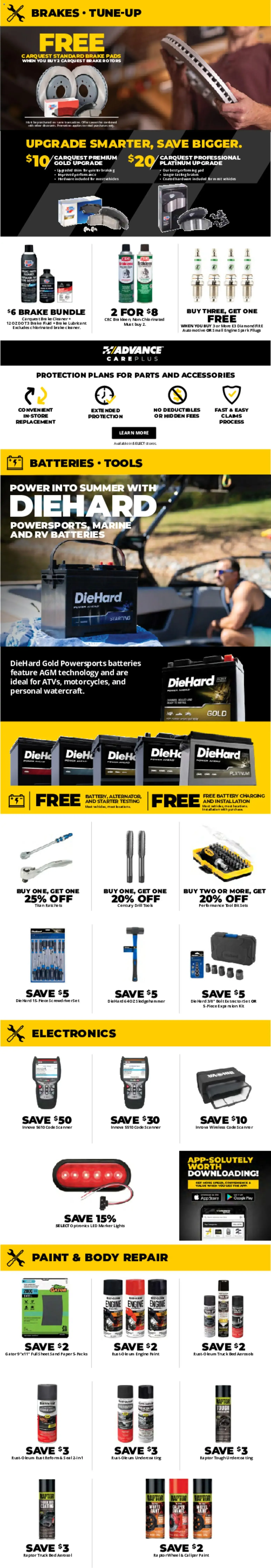 Weekly ad Advance Auto Parts Weekly Ad from 05/24/2026 - Flyer from May 24 to June 20 2026 - Page 4