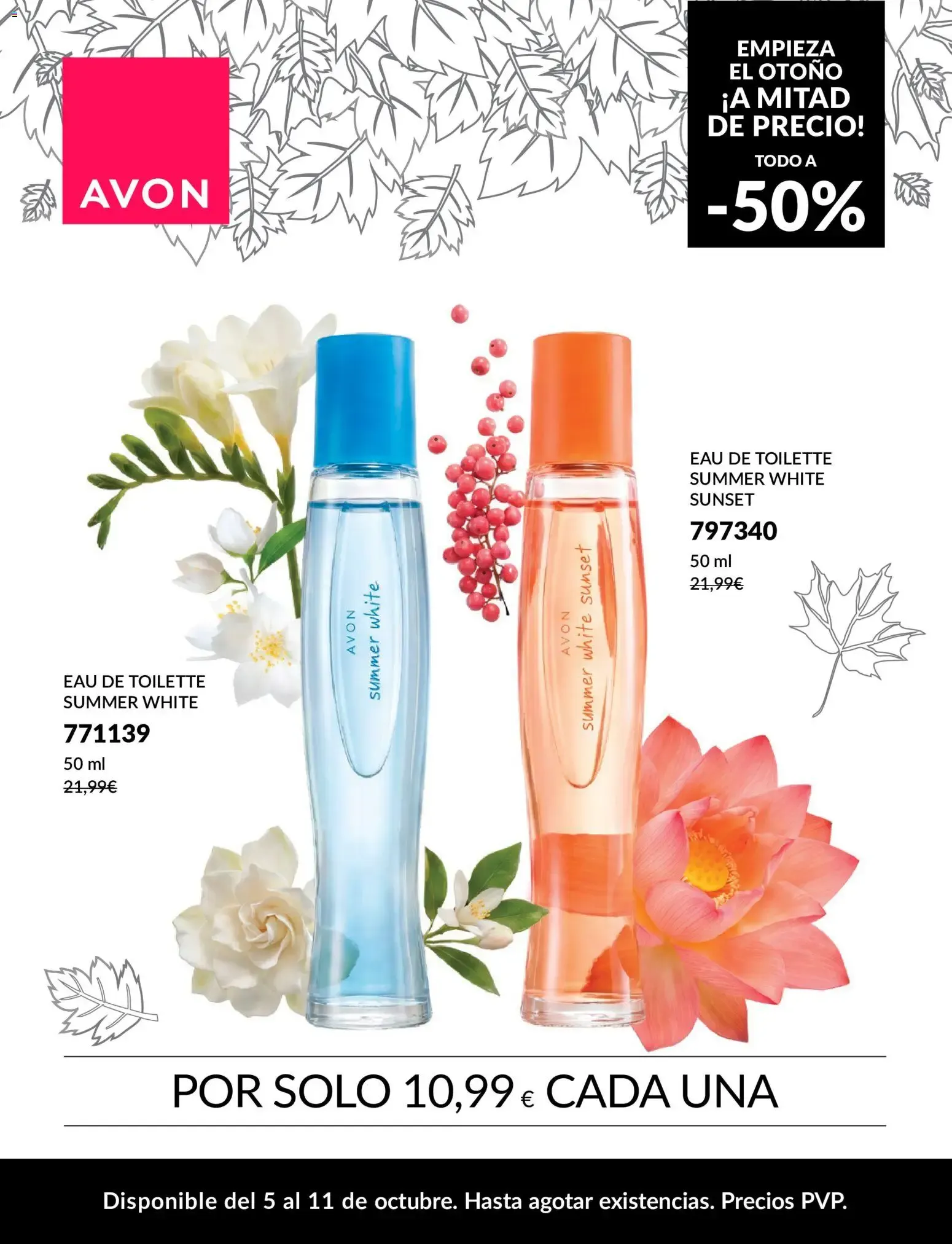 Catálogo de Avon: Empieza el otoño a mitad de precio con 50% de descuento 5 de octubre al 11 de octubre 2026 - Página 6