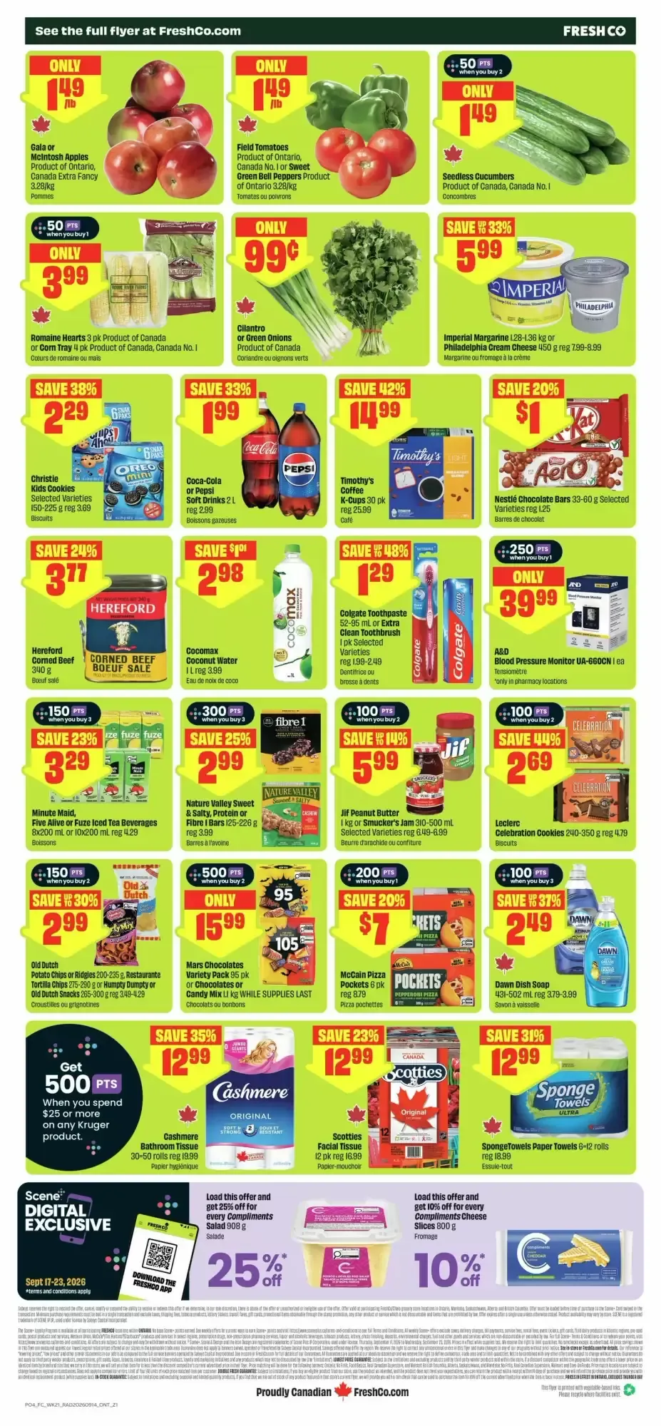 FreshCo The Big % Off Event Flyer from September 17 to September 23 2026 - flyer page 2