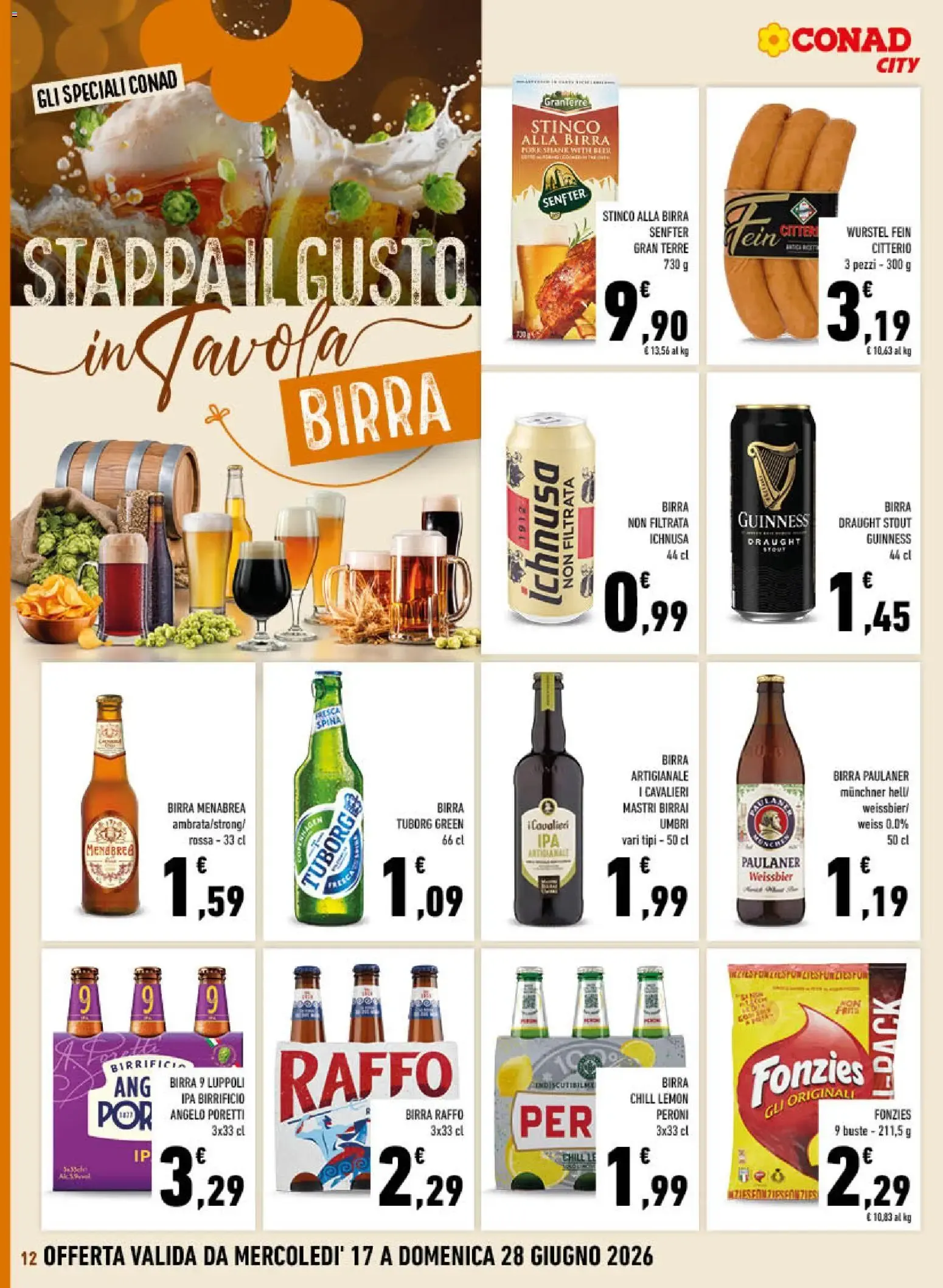 Volantino Conad dal 17/06/2026 > Anteprima da 17 giugno a 28 giugno di 2026 - Pagina del volantino 12