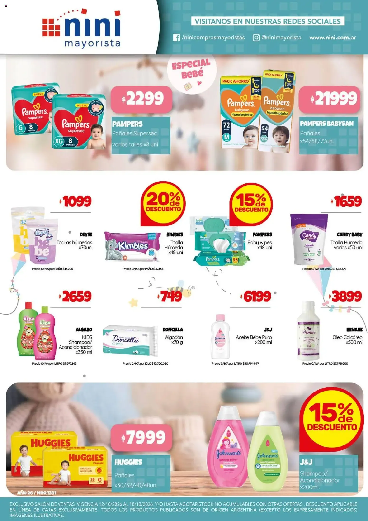 Ofertas de NINI Mayorista catálogo del 12/10/2026 - 18/10/2026 12 de octubre al 18 de octubre 2026 - Página 7 del catálogo