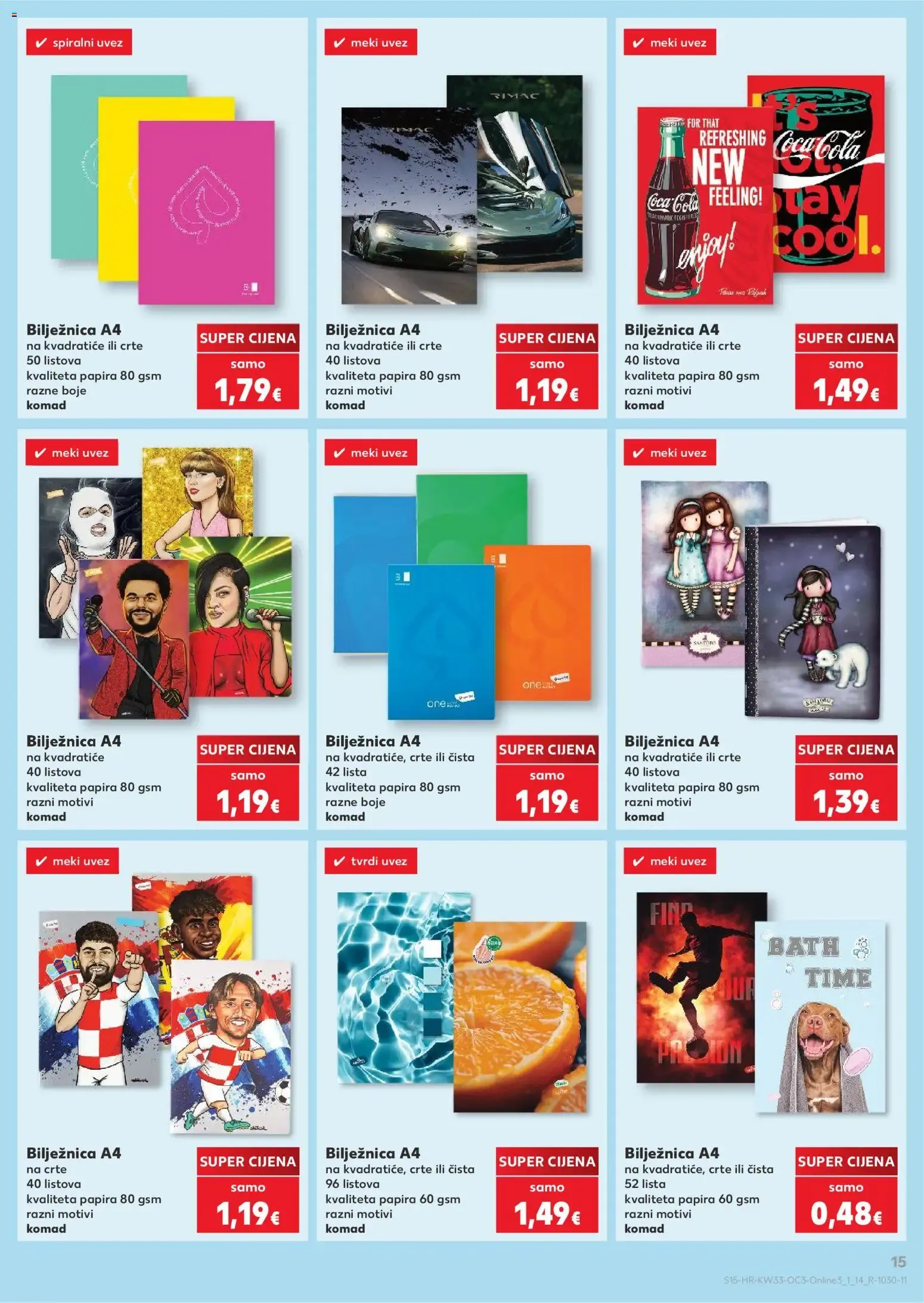 Katalog Kaufland Hura! Počinje škola! (¡Hurra! ¡Empieza el colegio!) od 10. kolovoza do 13. rujna 2026. - Pregled Stranica 15