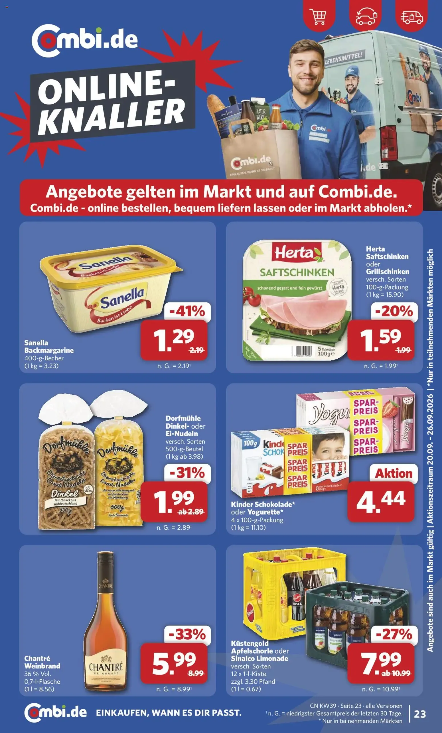 Combi Prospekt (ab 21.09.2026) zum Blättern von 21. September bis 26. September 2026 - Prospekt seite 25