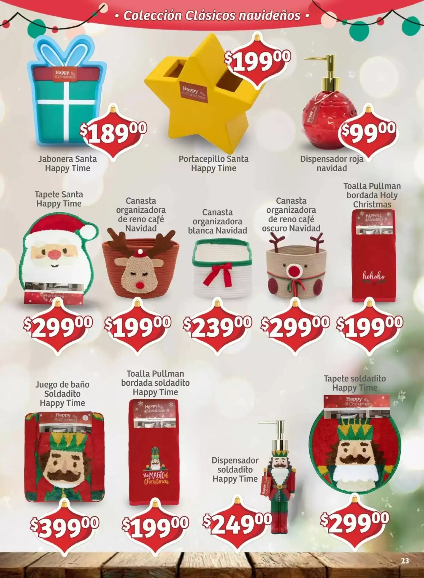 Catálogo de Soriana Mercado Decoración de Navidad 2026 30 de septiembre al 11 de noviembre 2026 - Pagina 23