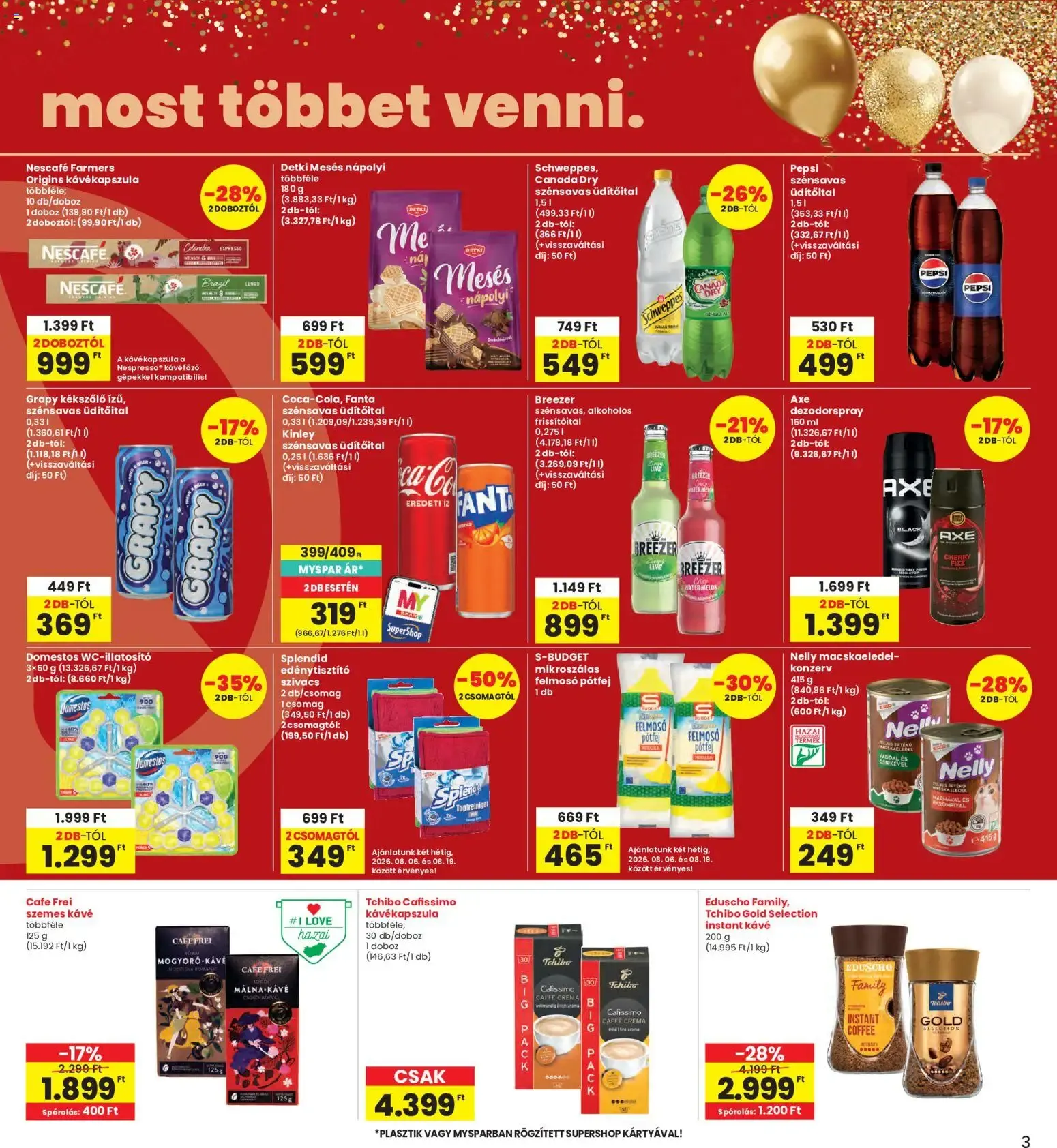 Katalógus Interspar akciós újság - 2026.08.06. -tól/töl > akció, lapozható szórólap 🛍️ augusztus 6.-tól augusztus 12.-ig 2026. - Oldal 3