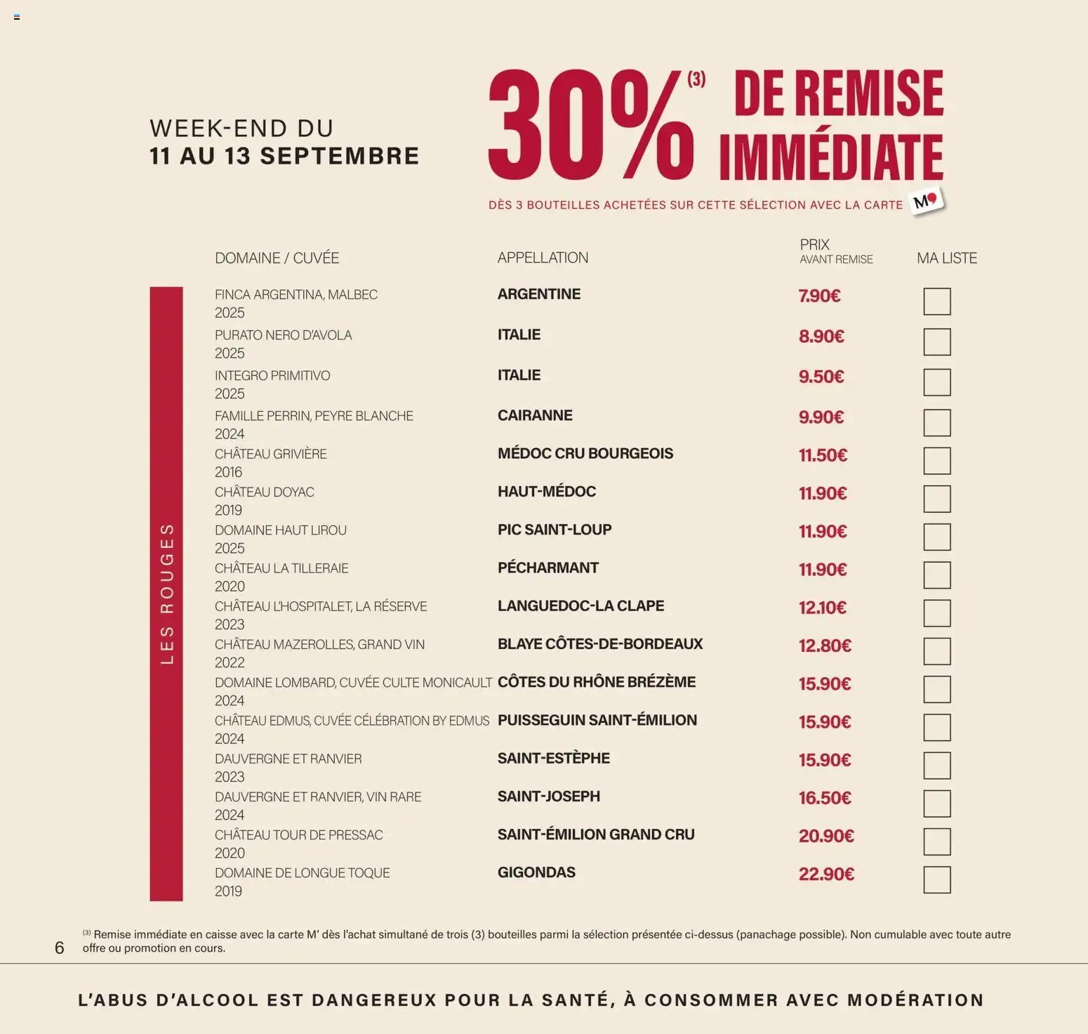Monoprix - Calendrier des Offres du 11 septembre au 27 septembre 2026 - Catalogue page 6