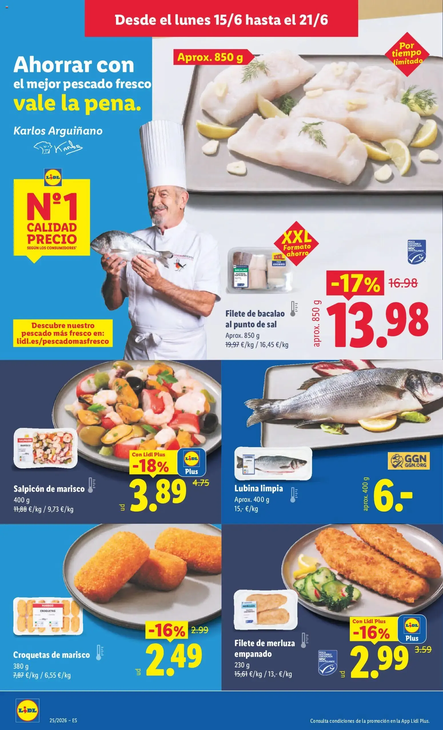 Catálogo de Lidl - Tu Nº1 en calidad-precio 15 de junio al 21 de junio 2026 - Página 12