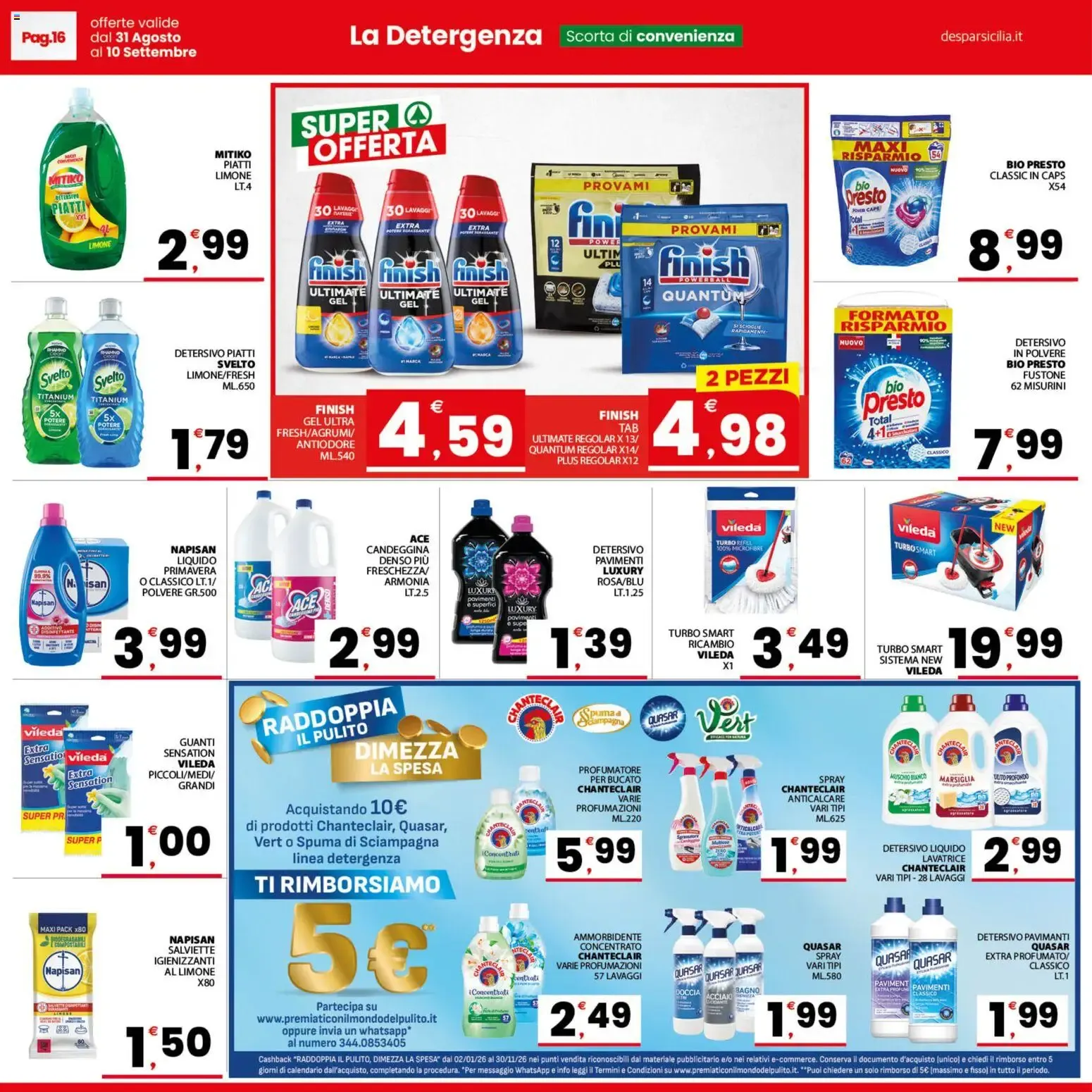 Nuovo Despar volantino Sicilia dal 31/08/2026 > offerte anteprima 🛍️ da 31 agosto a 10 settembre di 2026 - Pagina del volantino 16
