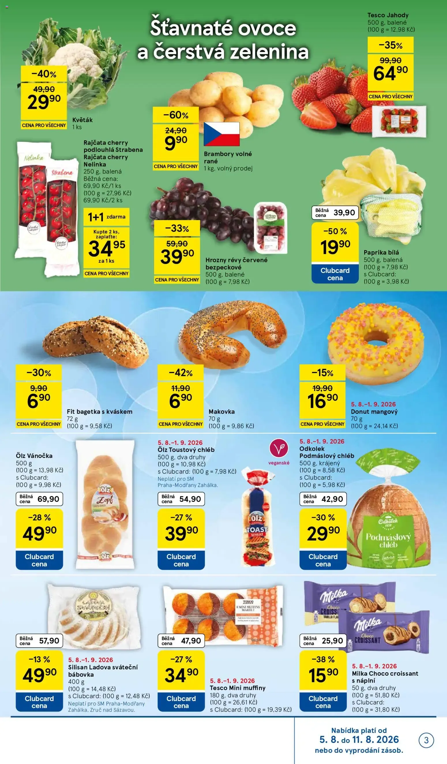 Tesco Supermarket Ofertas Semanales - 5. srpna 11. srpna 2026 - Page 3