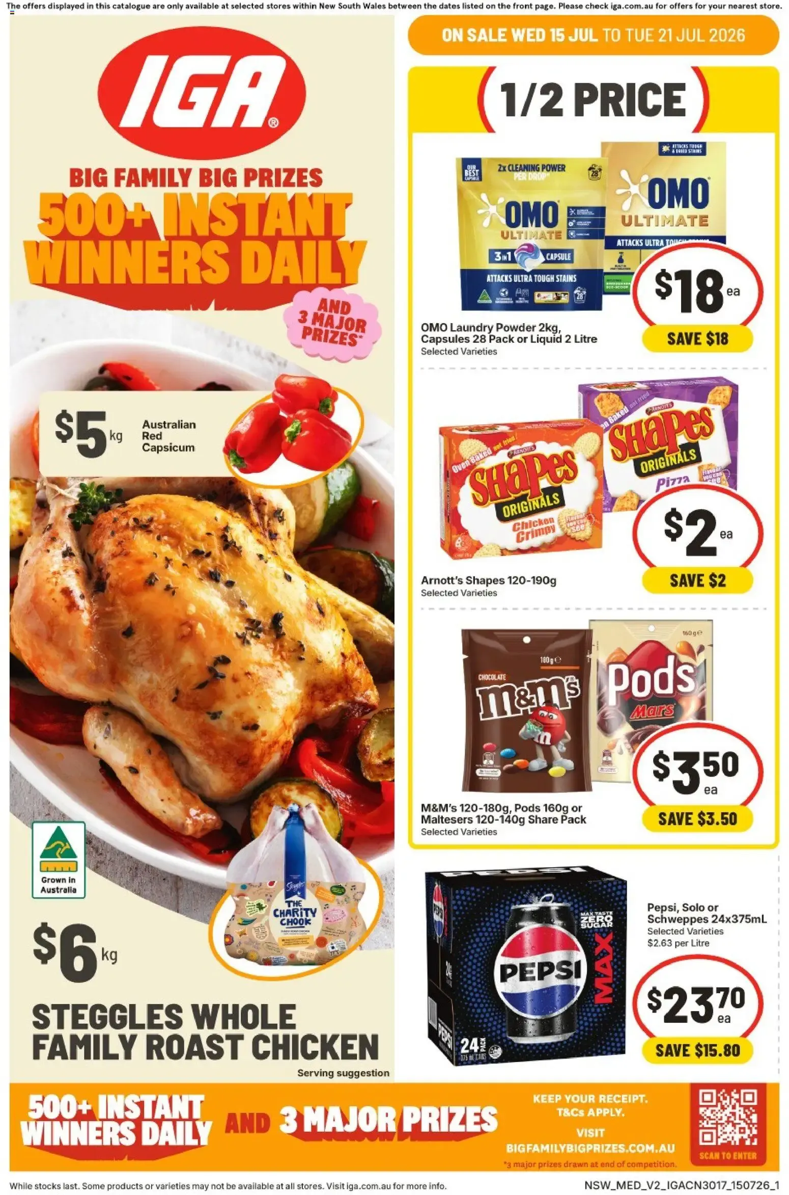 IGA catalogue valid from 15/07/2026 > Online Australia - Catalogue valid from 15 July to 21 July 2026 - page 1