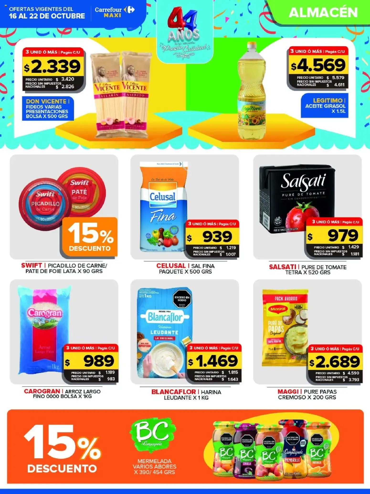 Ofertas de Carrefour Maxi catálogo del 16/10/2026 - 22/10/2026 16 de octubre al 22 de octubre 2026 - Página 11 del catálogo