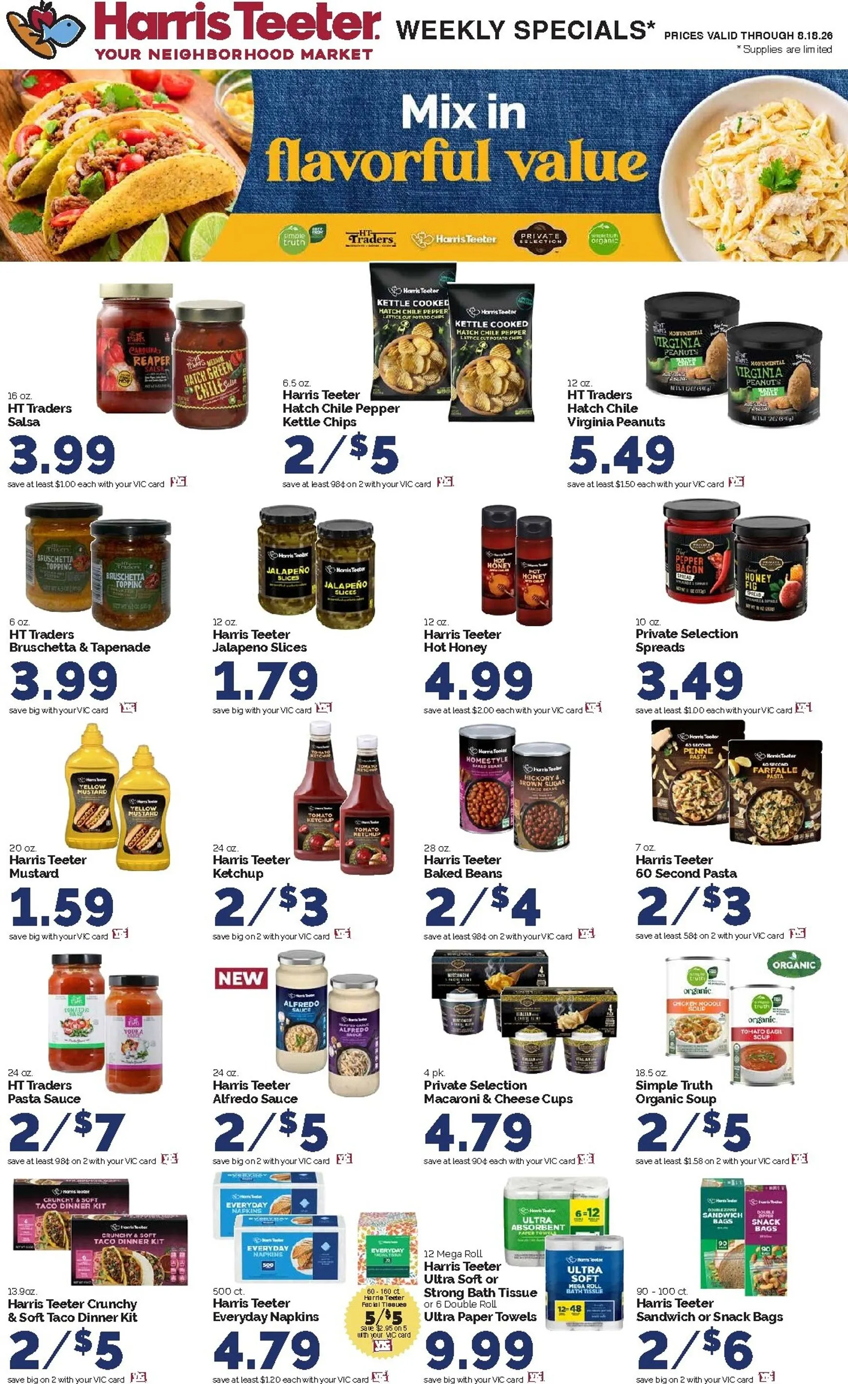 Weekly ad Current Harris Teeter leaflet valid from Wednesday 08/12/2026 to Tuesday 08/18/2026 from August 12 to August 18 2026 - Page 12