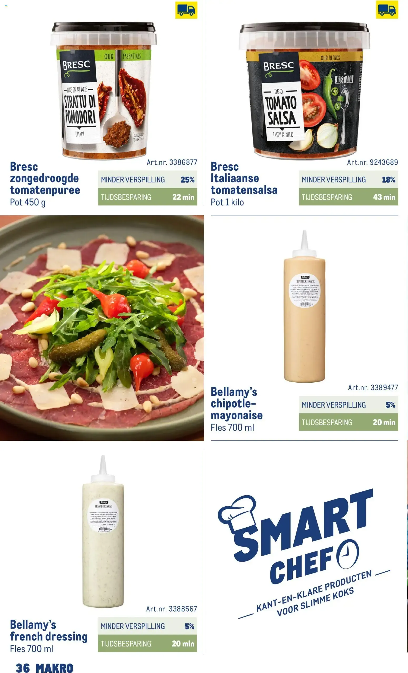 Makro Horeca Magazine: Ontdek Smart Chef van 7 oktober tot 31 oktober 2026 - Folder pagina 36
