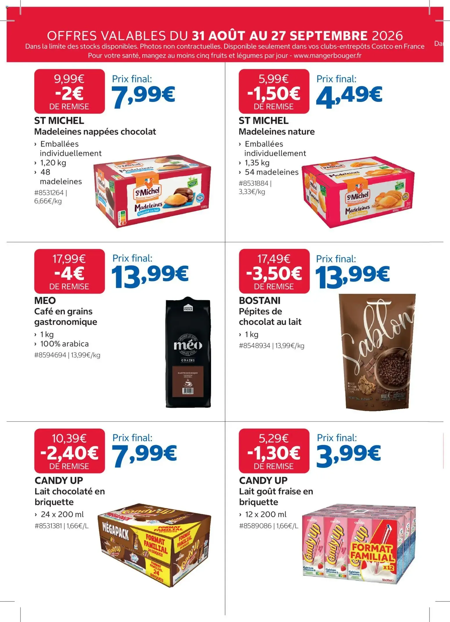 Costco catalogue à partir du 31/08/2026 - promo en ligne du 31 août au 27 septembre 2026 - Catalogue page 12
