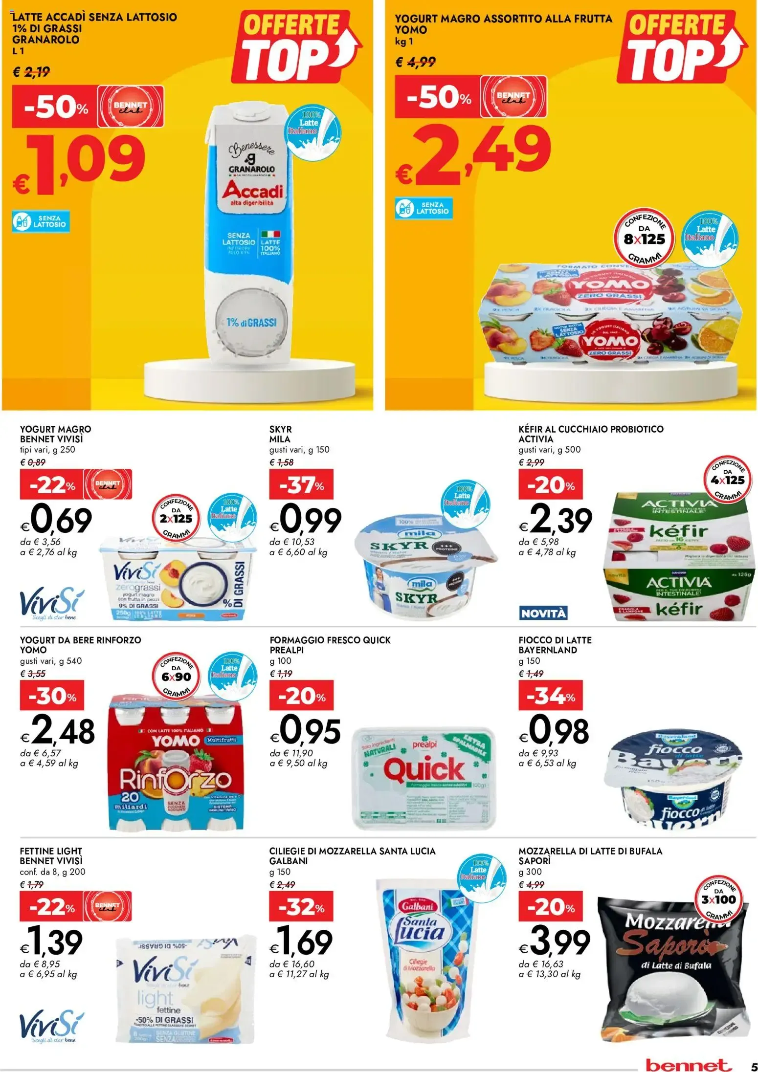 Nuovo bennet volantino Offerte Top dal 25/06/2026 > offerte anteprima 🛍️ da 25 giugno a 8 luglio di 2026 - Pagina del volantino 5