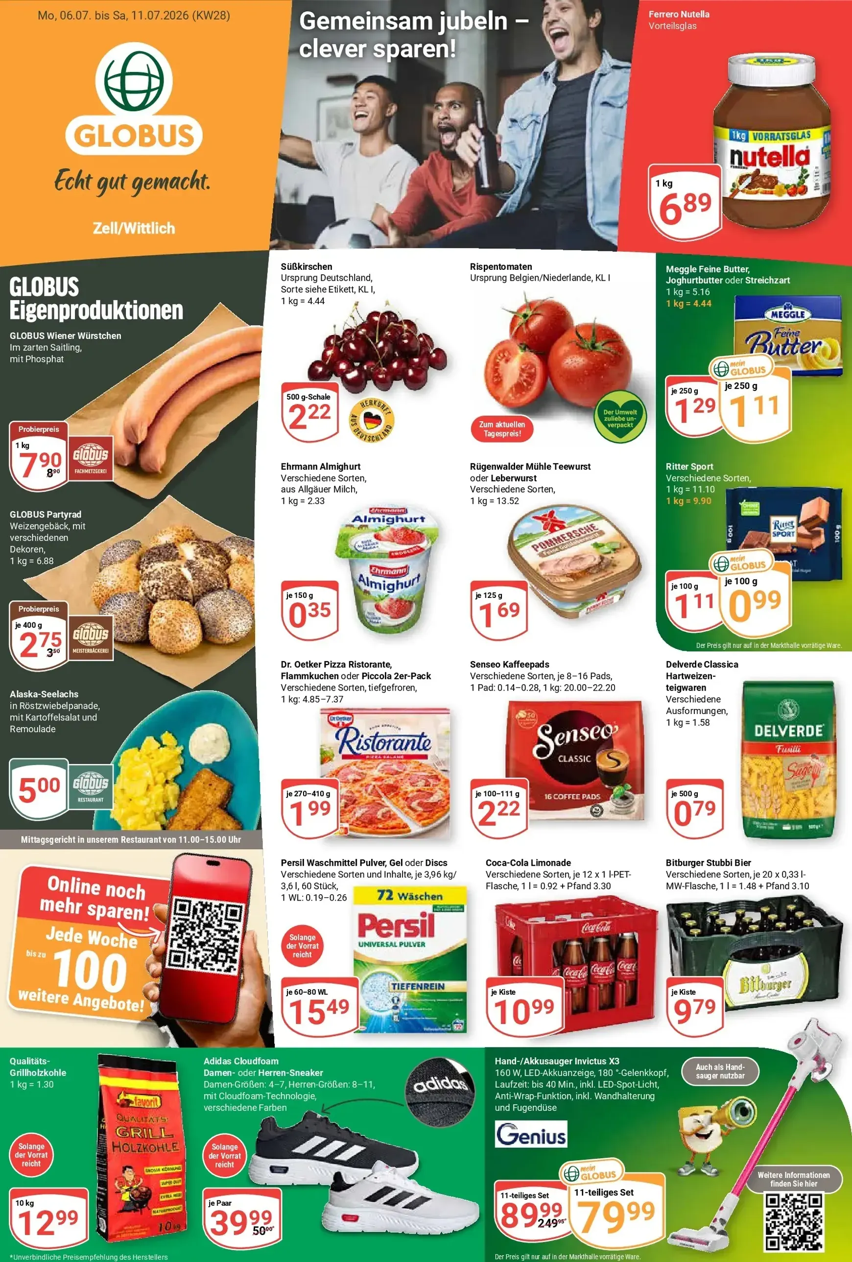 Globus - Zell/Wittlich Prospekt – von Montag 06.07.2026 bis Samstag 11.07.2026