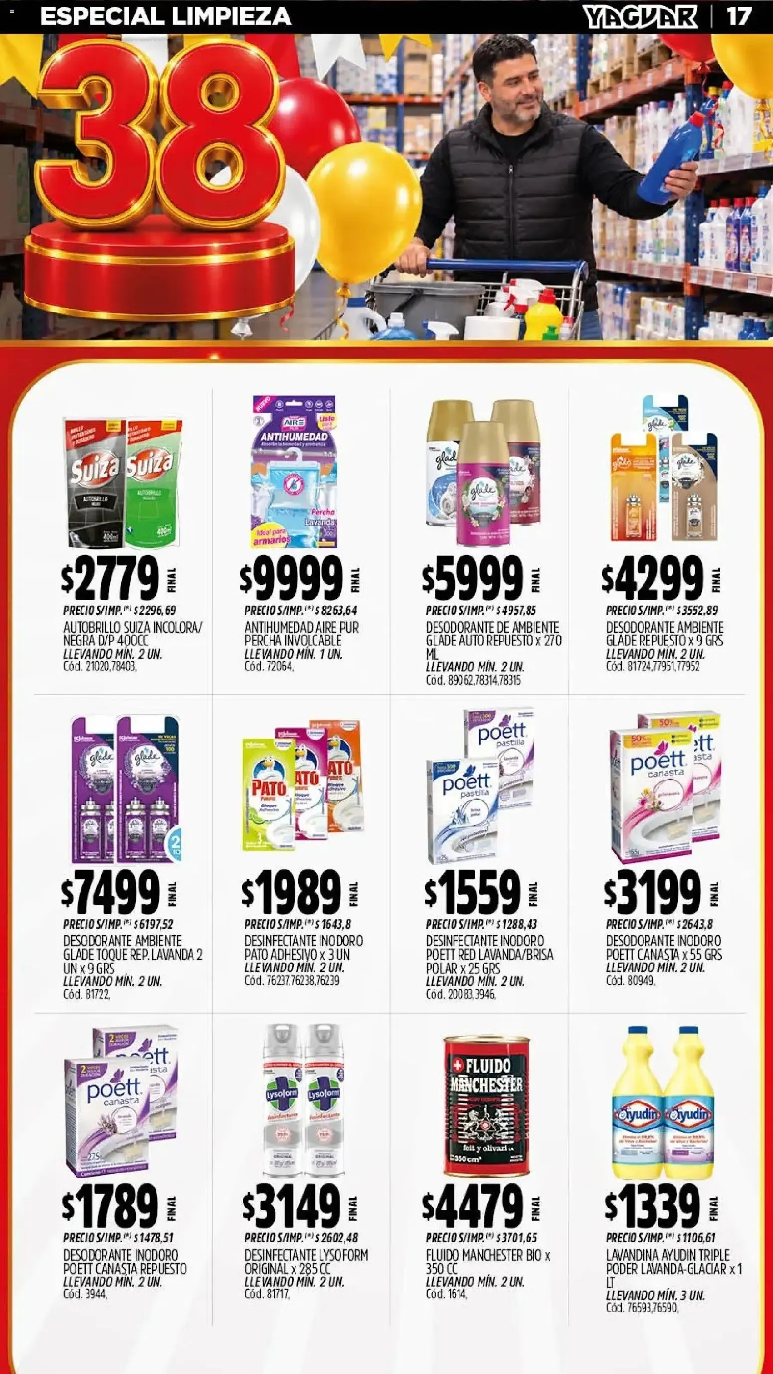 Ofertas de El Cumple del Año 38 - Mayorista Yaguar 5 de octubre al 11 de octubre 2026 - Página 16 del catálogo
