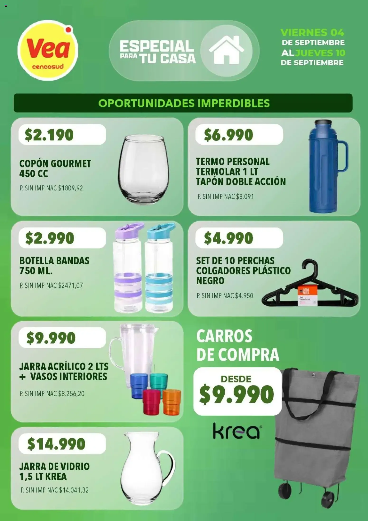 Ofertas de Vea - Especial para tu casa del 04/09/2026 - 09/09/2026 4 de septiembre al 9 de septiembre 2026 - Página 5 del catálogo