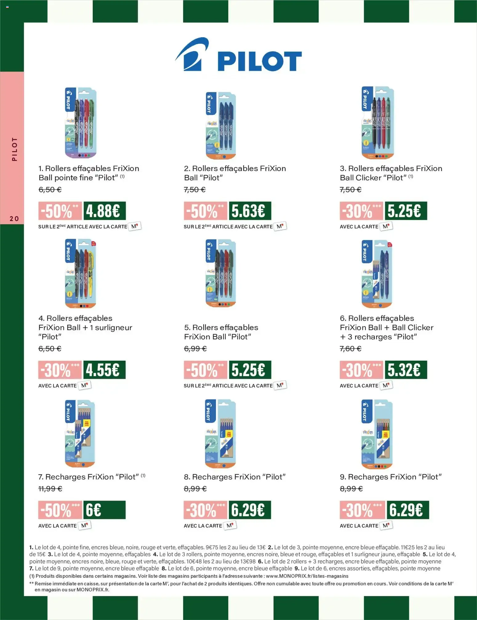Monoprix - Ofertas en material escolar du 4 août au 6 septembre 2026 - Catalogue page 20