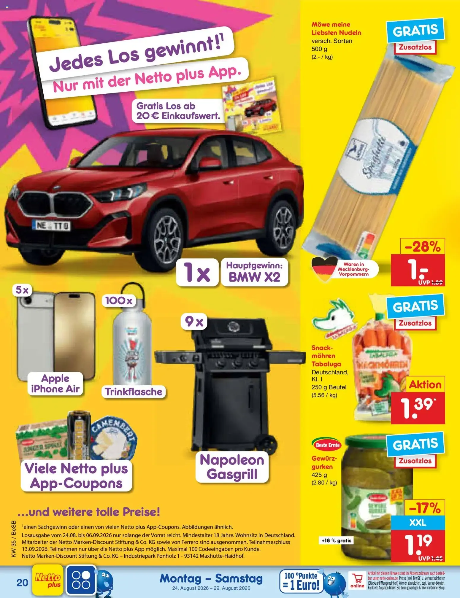 Netto Marken-Discount Prospekt (ab 24.08.2026) » Angebote von 24. August bis 29. August 2026 - Prospekt seite 30