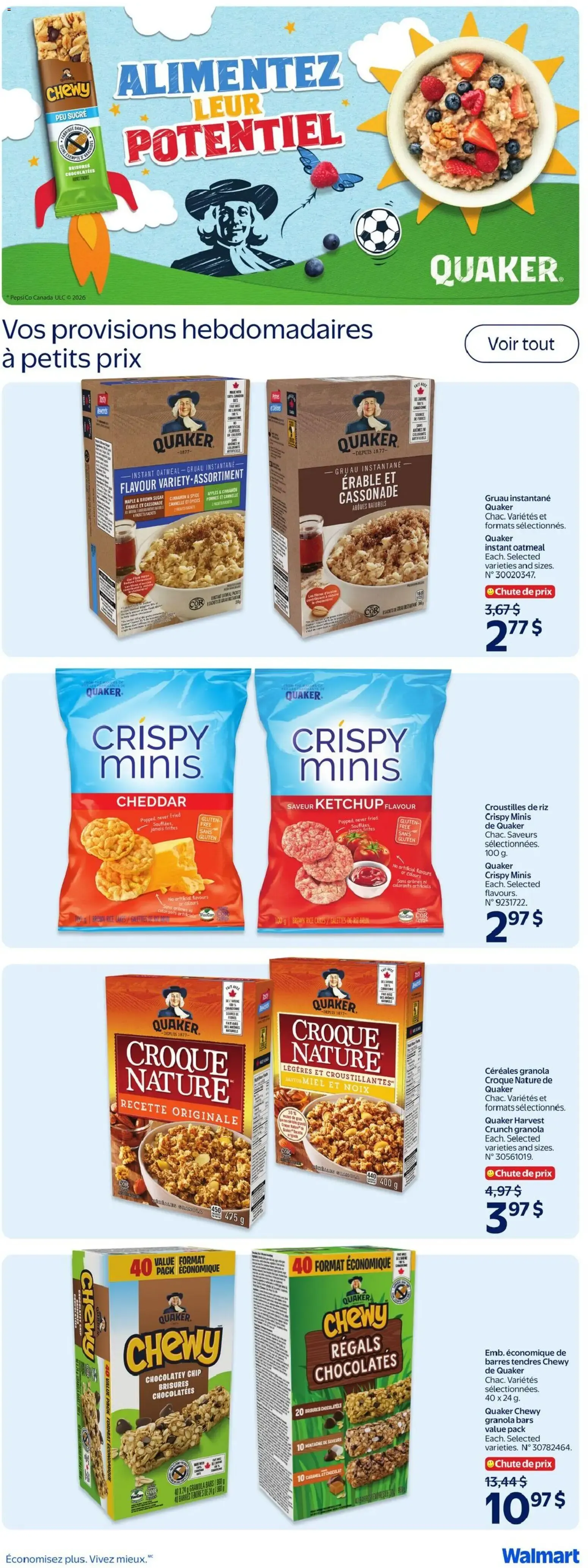 Walmart: Économisez plus. Vivez mieux. y La rentrée des classes. from August 27 to September 2 2026 - flyer page 36