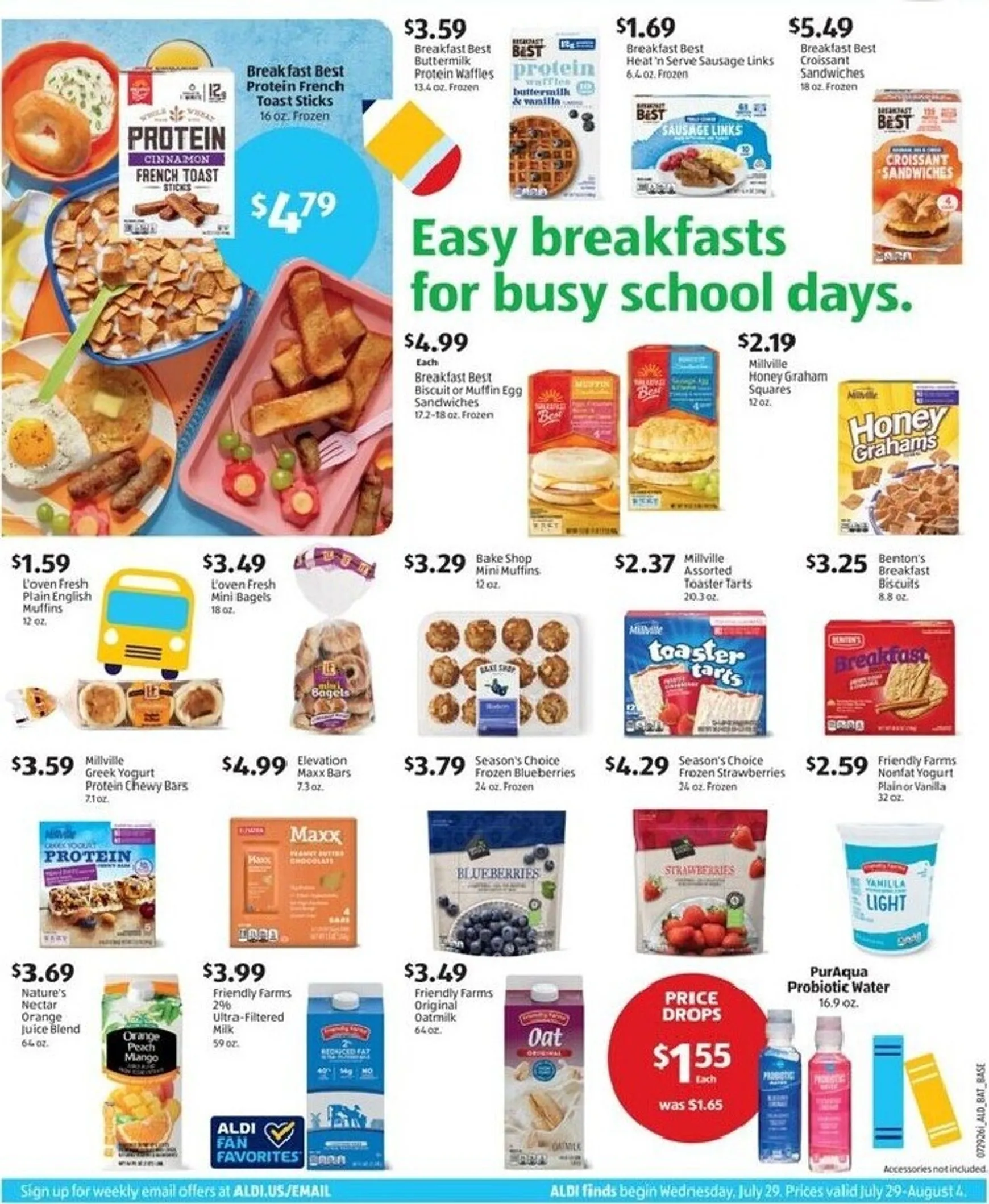 Weekly ad Current ALDI leaflet valid from Wednesday 07/29/2026 to Tuesday 08/04/2026 from July 29 to August 4 2026 - Page 2