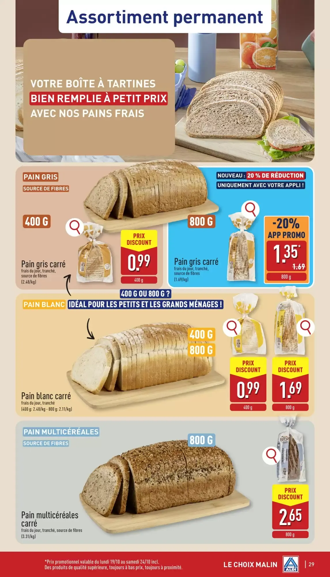 Dépliant ALDI du 19 au 24 Octobre van 19 oktober tot 24 oktober 2026 - folder pagina 29