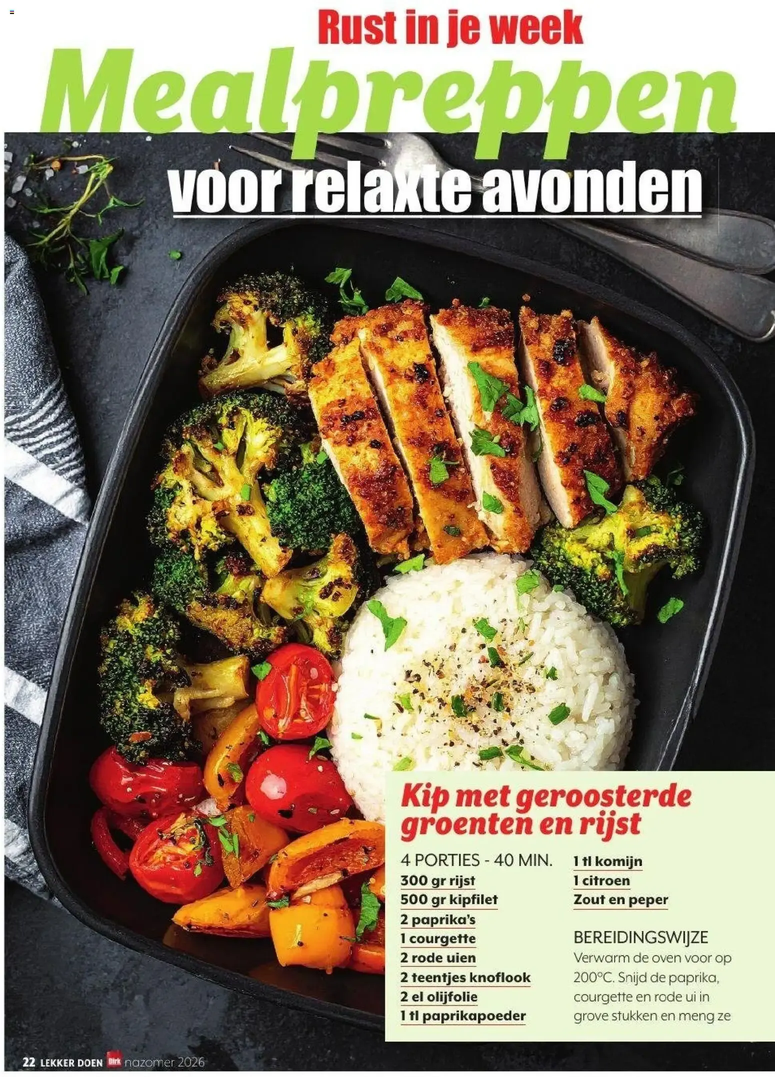 Lekker doen: Groente- en fruitkalender Dirk van 7 september tot 26 oktober 2026 - Folder pagina 22