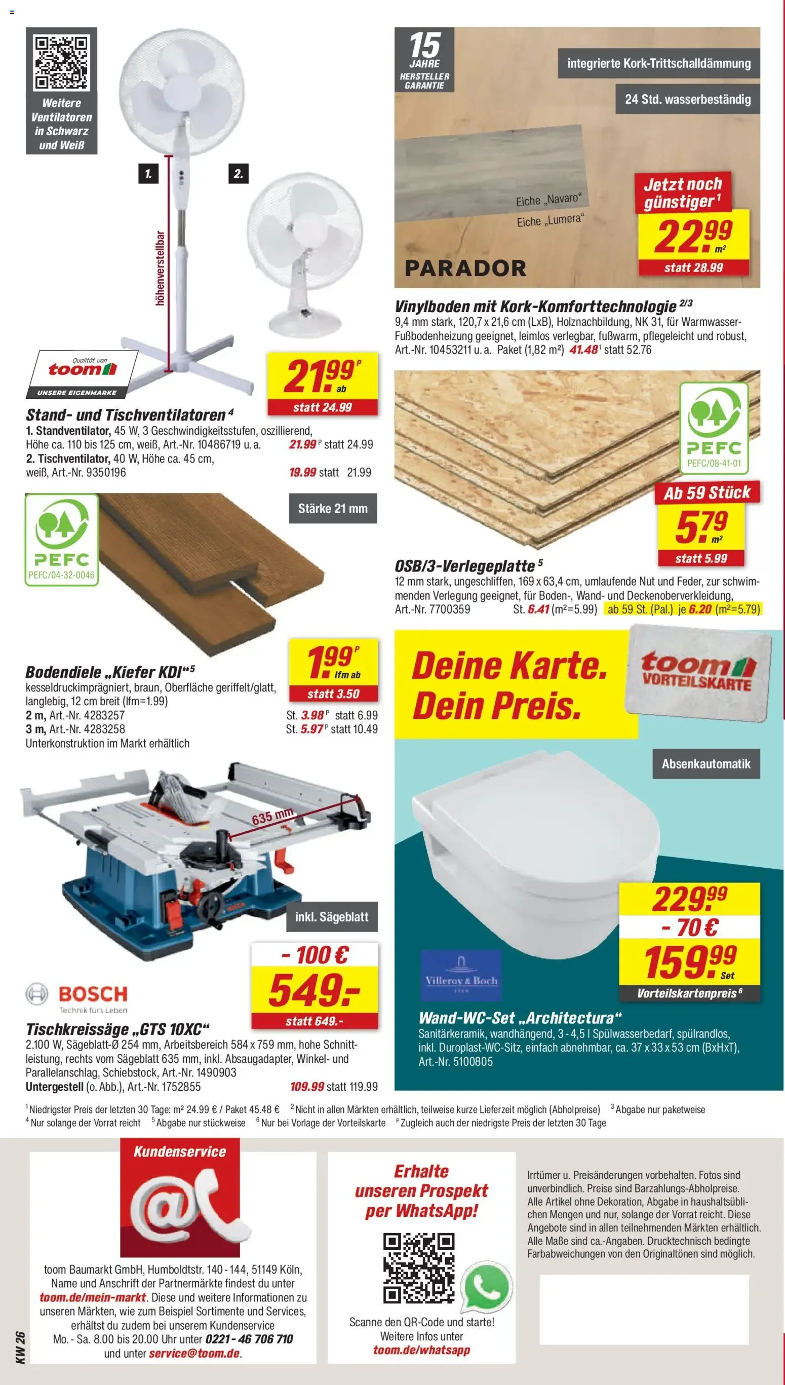 Toom Baumarkt Prospekt vom 20.06.2026 – Angebote online von 20. Juni bis 26. Juni 2026 - Prospekt seite 22