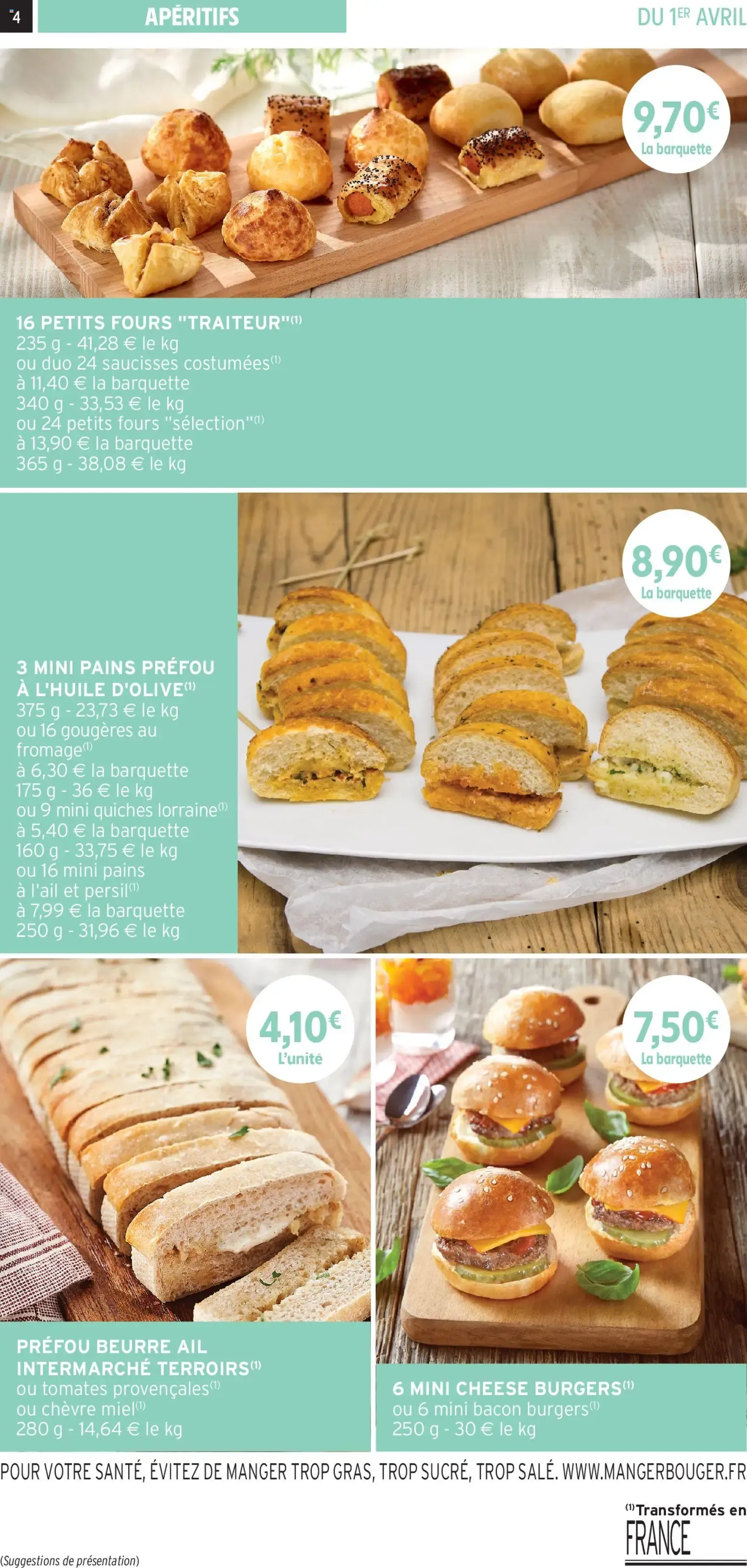 Intermarché - Les menus traiteur printemps/été à partir du 01/04/2026 - promo en ligne du 1 avril au 5 octobre 2026 - Catalogue page 4