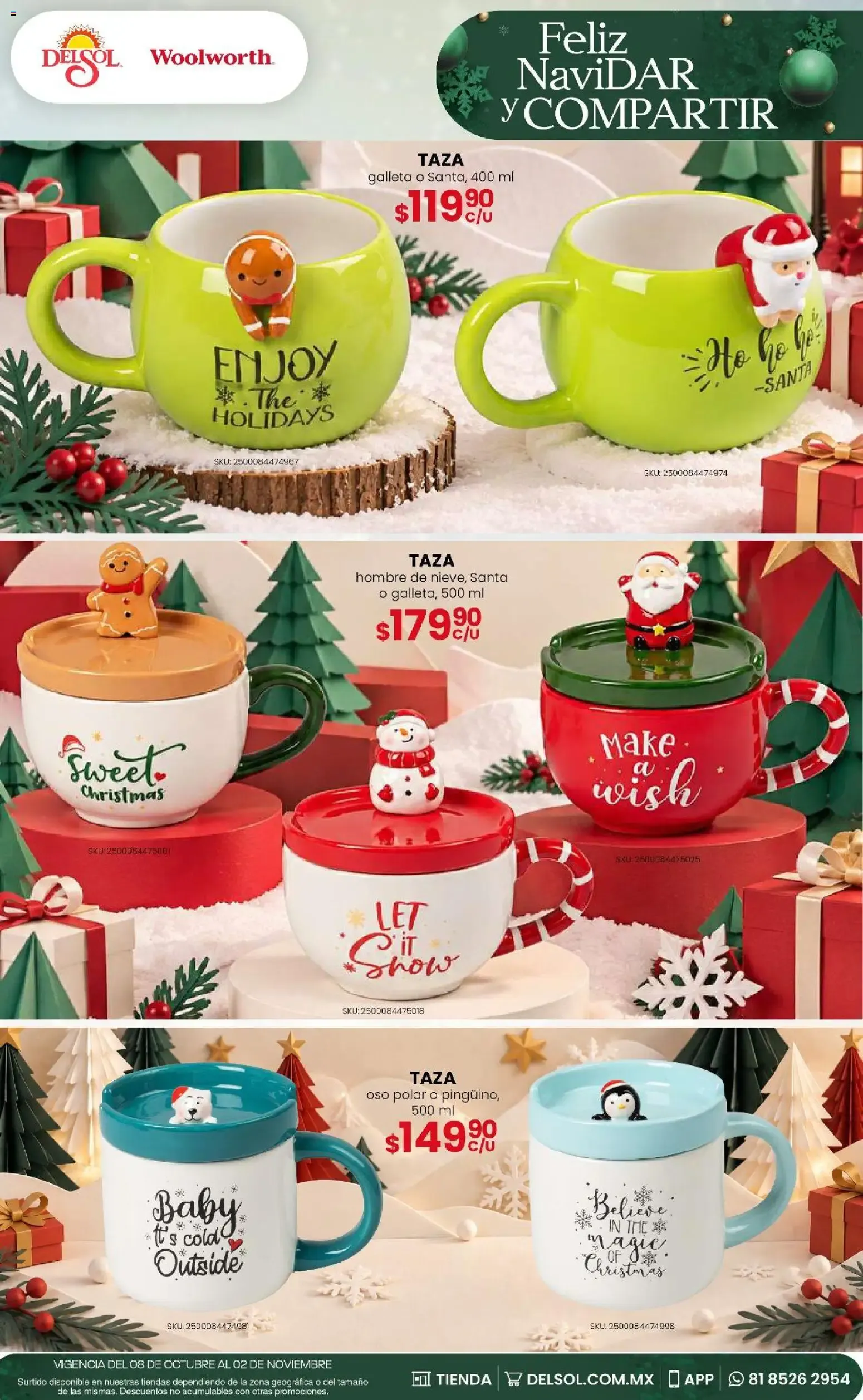 Catálogo de Del Sol y Woolworth - Feliz NaviDar y Compartir (08/10/2026 - 02/11/2026) - catálogo en línea 8 de octubre al 2 de noviembre 2026 - Pagina 21