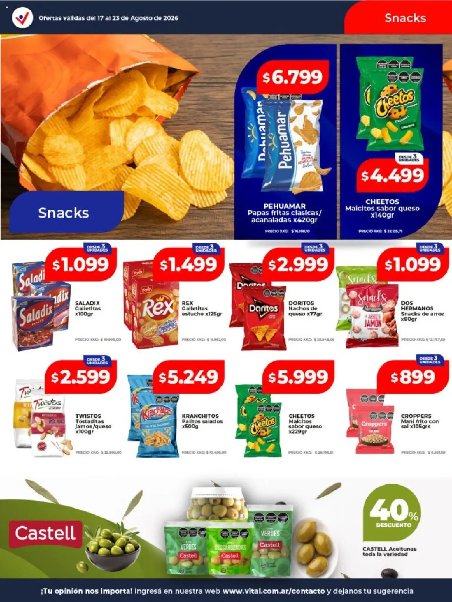 Ofertas de Vital - Ofertas || del 17/08/2026 - 23/08/2026 || Catálogo 17 de agosto al 23 de agosto 2026 - Página 27 del catálogo