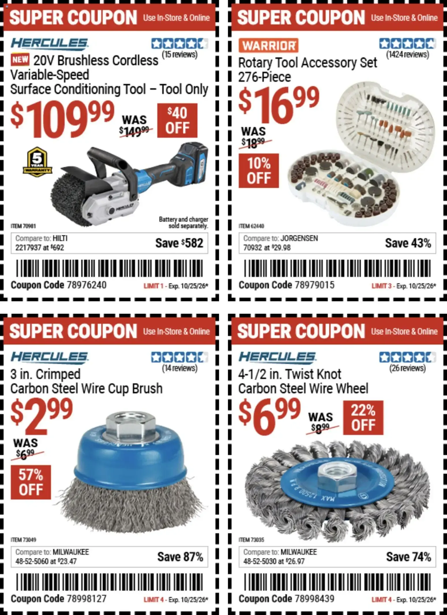 Weekly ad Harbor Freight Weekly Ad (10/12 - 10/25 2026) - Flyer from October 12 to October 25 2026 - Page 2