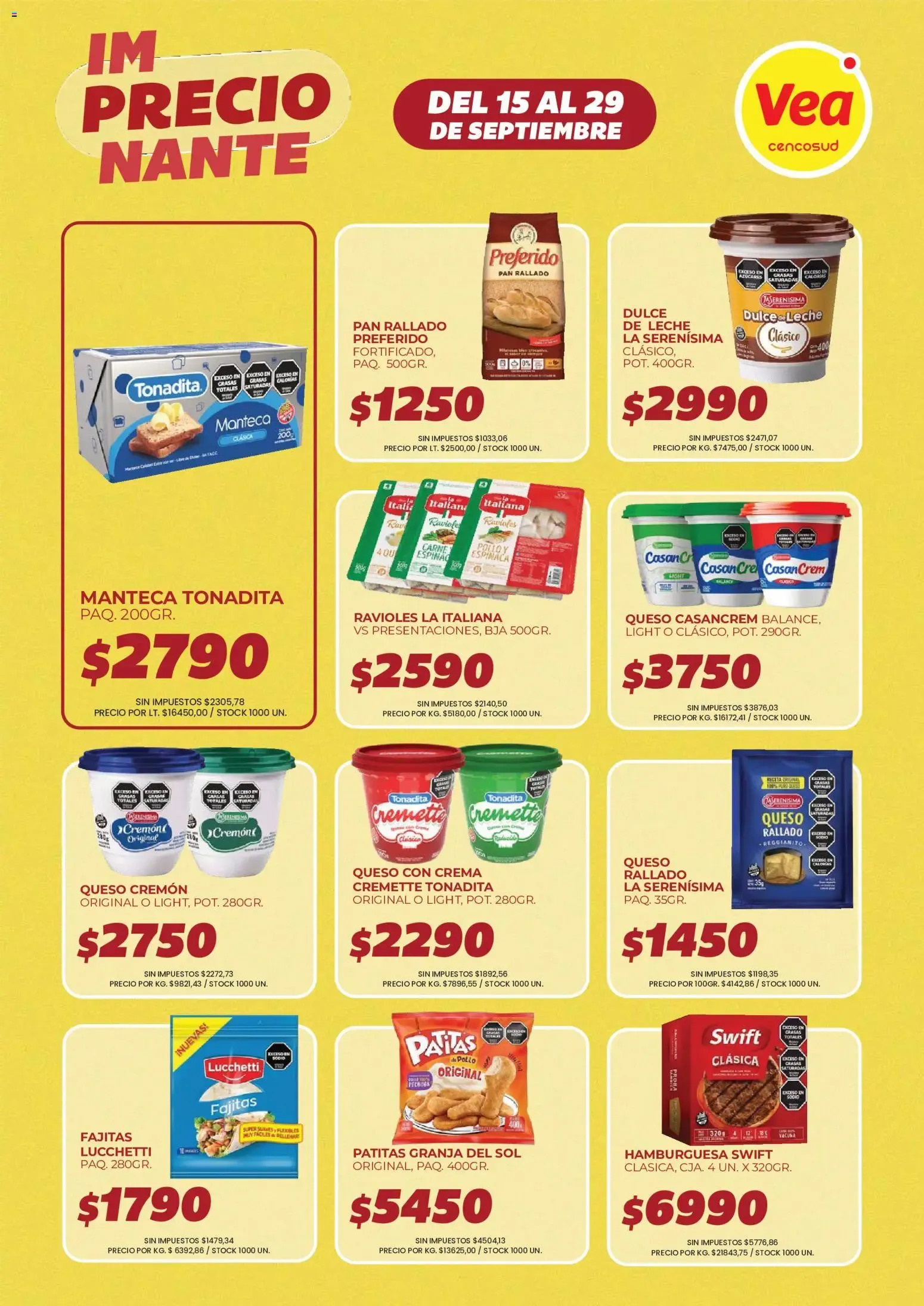 Ofertas de Vea - ImPRECIOnante del 15 al 29 de Septiembre 15 de septiembre al 29 de septiembre 2026 - Página 10 del catálogo